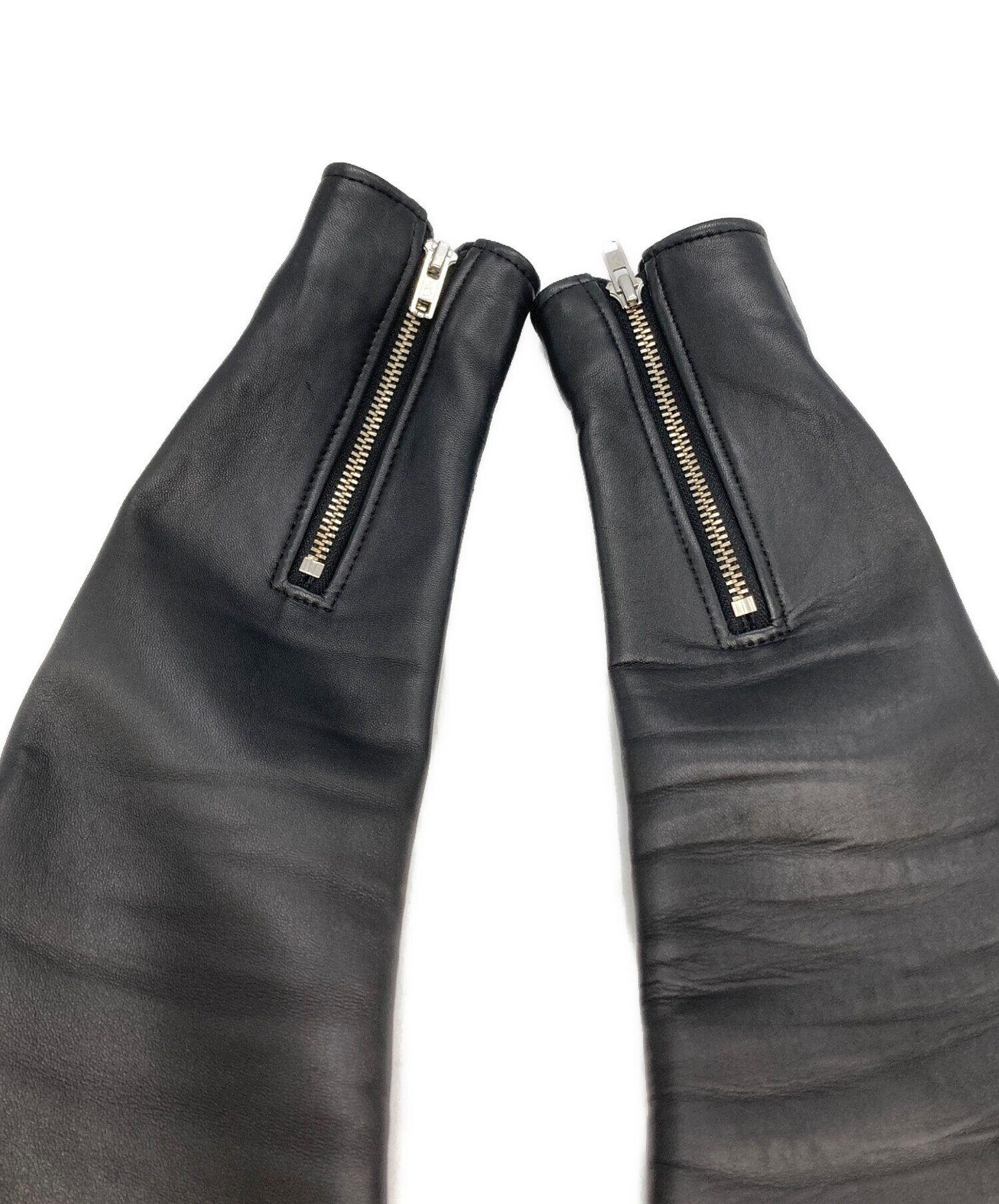 NOISE MAKER ブラック ダブルライダースジャケット 中古・古着通販】TRUNO by NOISE MAKER (トルノバイノイズメーカー