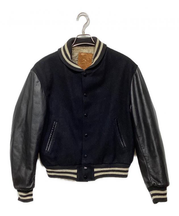 中古・古着通販】Golden Bear (ゴールデンベア) 袖レザースタジャン