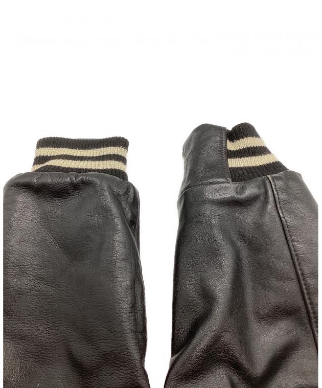 中古・古着通販】Golden Bear (ゴールデンベア) 袖レザースタジャン