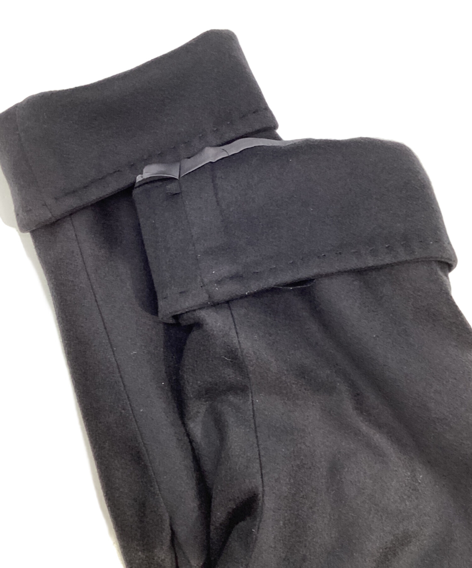 中古・古着通販】BALMAIN (バルマン) カシミヤコート ブラック サイズ