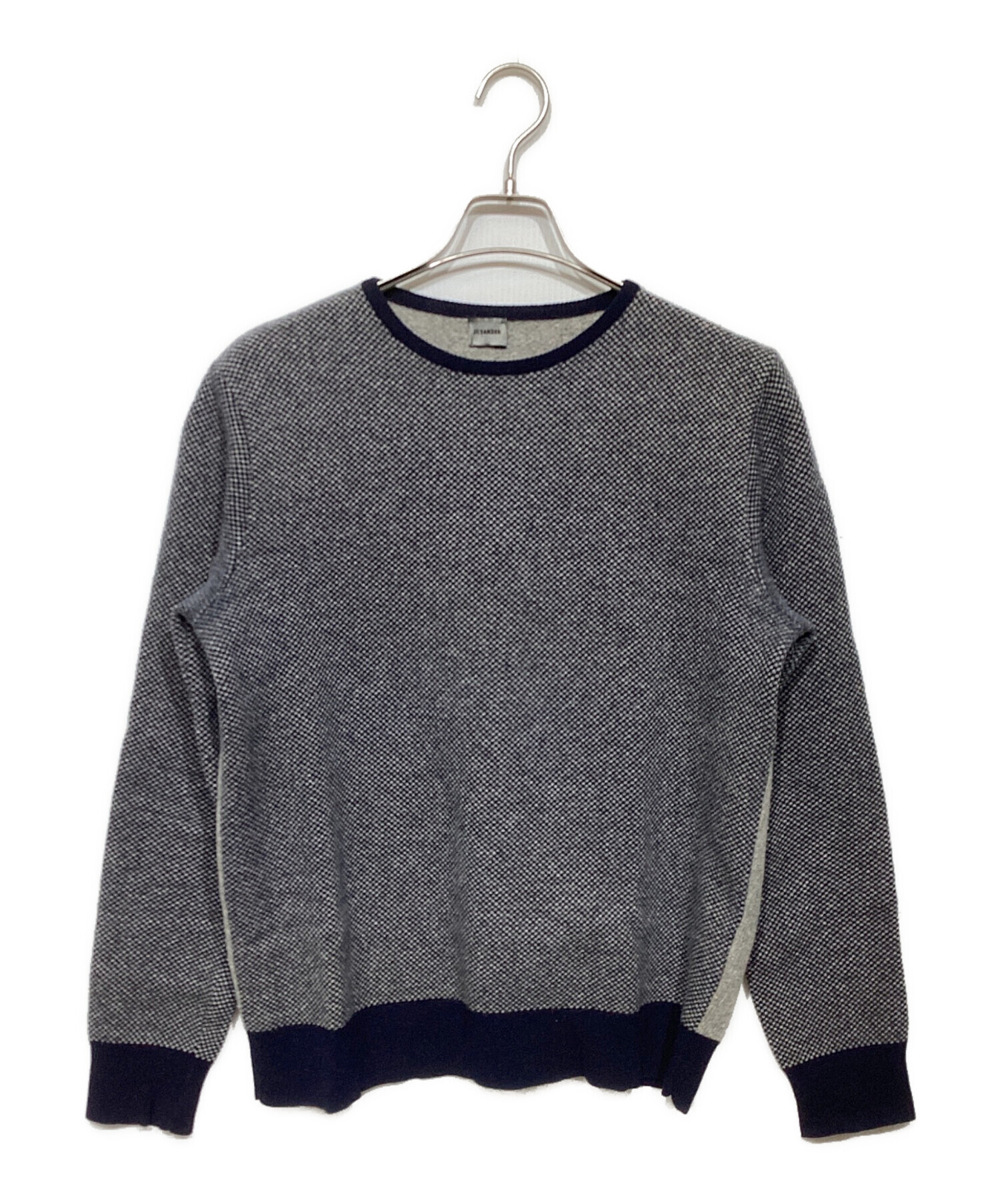 中古・古着通販】JIL SANDER (ジルサンダー) ウールニット グレー 