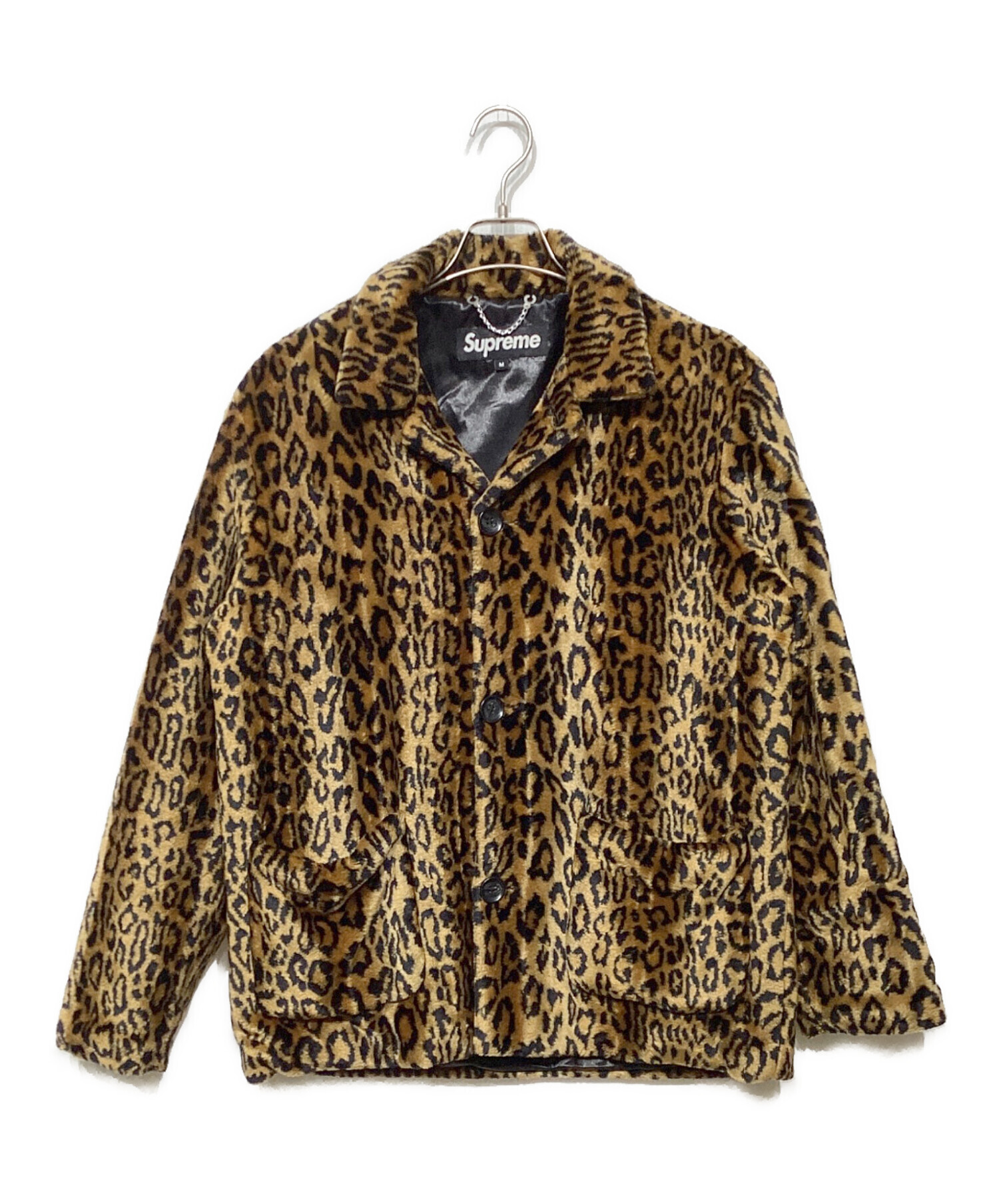中古・古着通販】SUPREME (シュプリーム) Leopard Faux Fur Coat