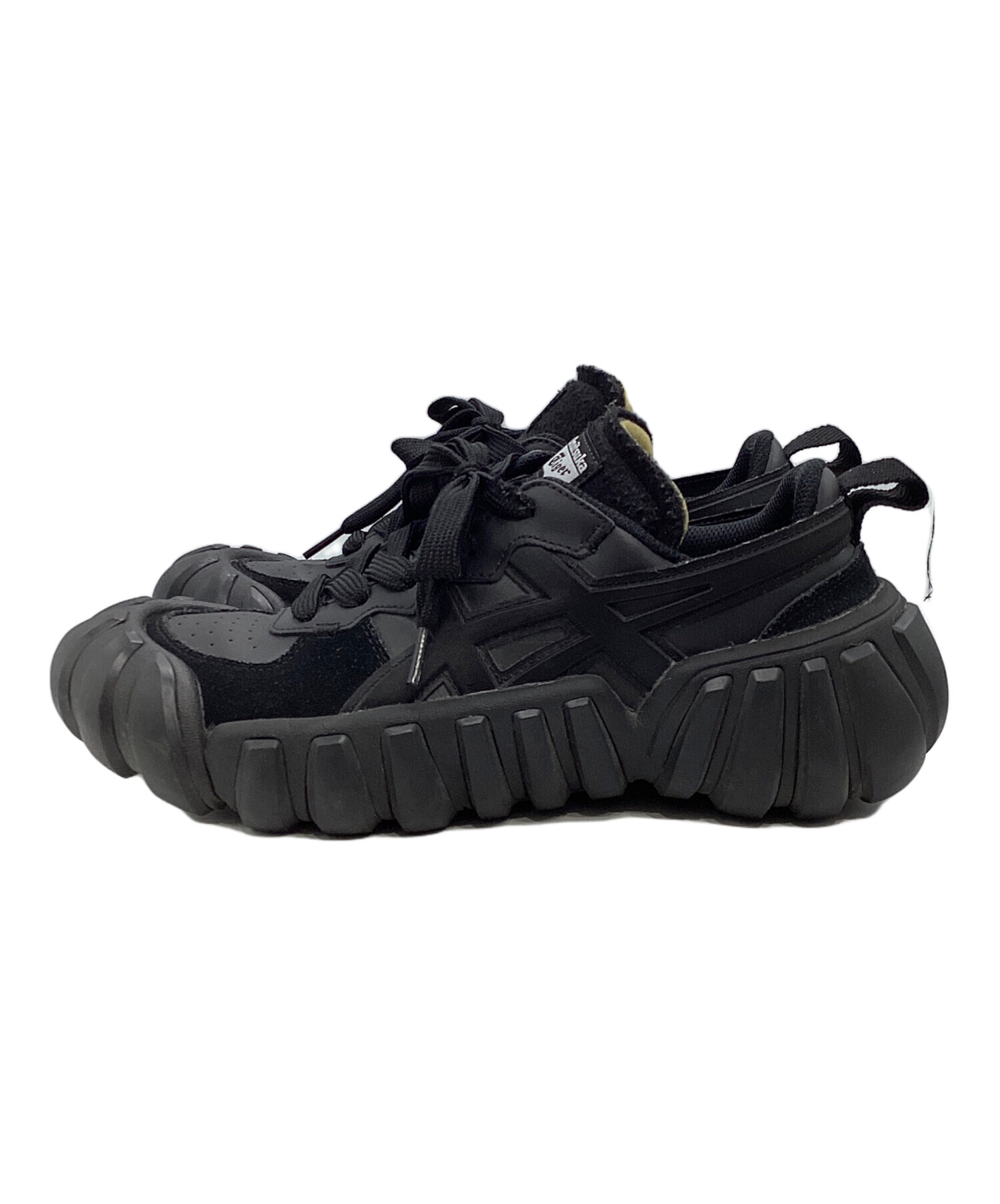 スニーカー 黒 オニツカタイガー デンティグレ 古着 レディース アシックス 中古・古着通販】Onitsuka Tiger (オニツカタイガー) DENTIGRE LS