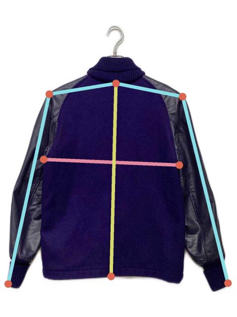 中古・古着通販】skookum (スクーカム) スタジャン パープル サイズ:38