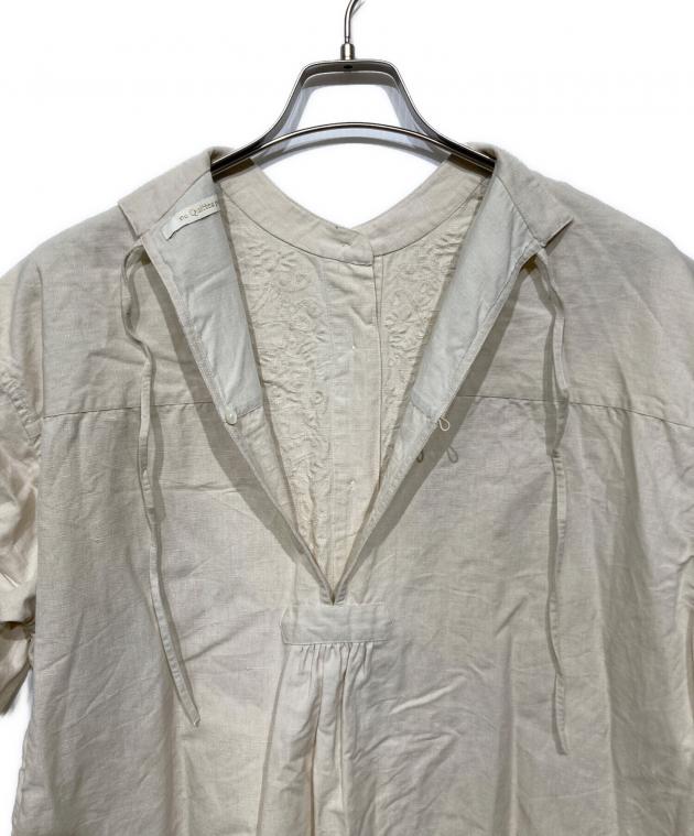 中古・古着通販】ne quittez pas (ヌキテパ) Heavy Linen Code Emb