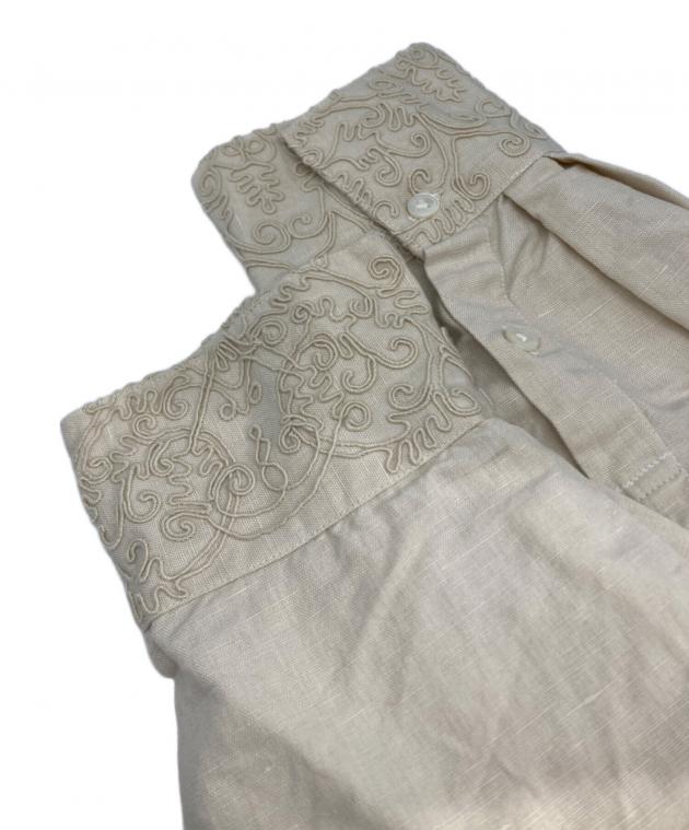 中古・古着通販】ne quittez pas (ヌキテパ) Heavy Linen Code Emb