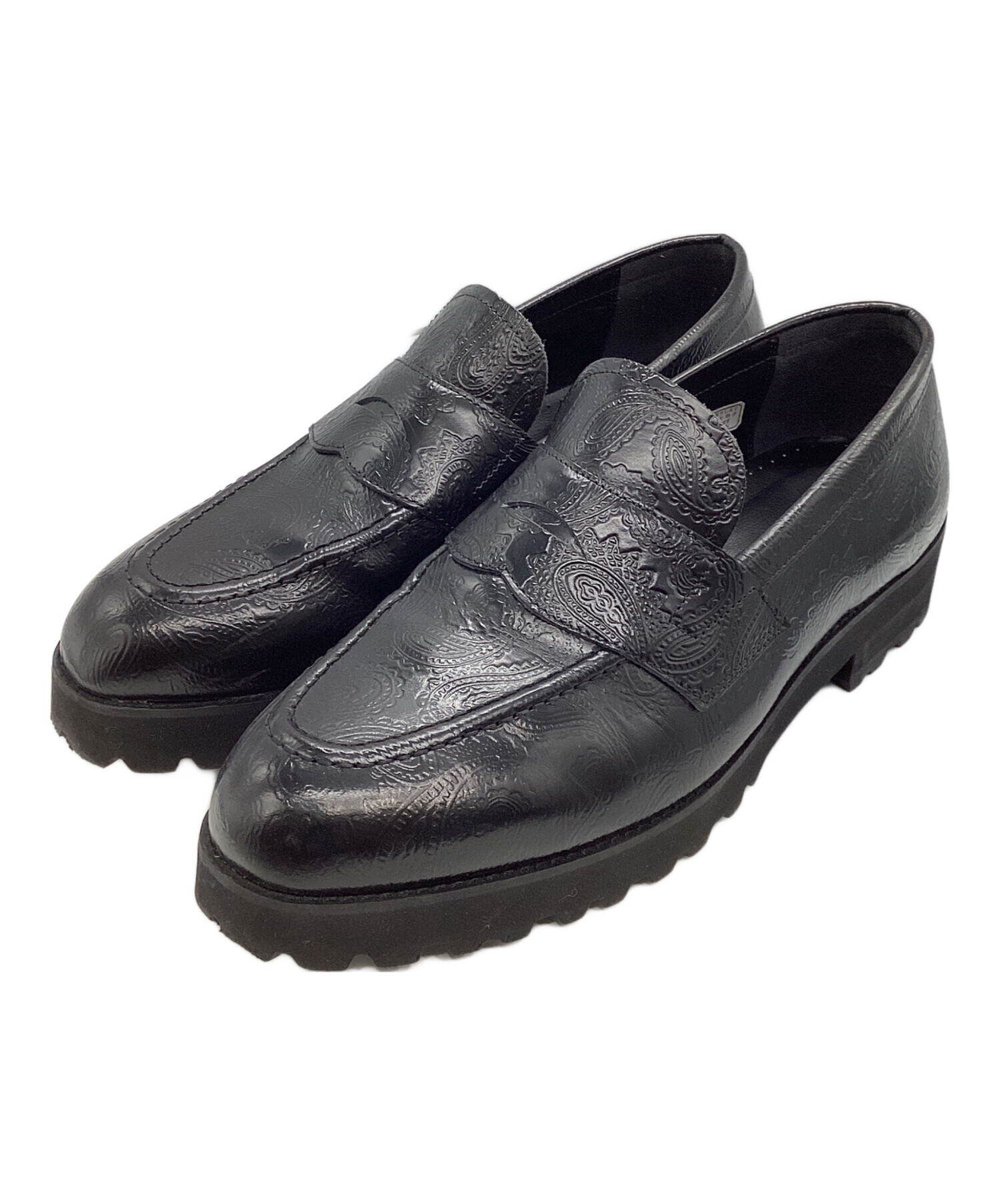 中古・古着通販】kenford (ケンフォード) TANK SOLE LOAFERS / BLACK