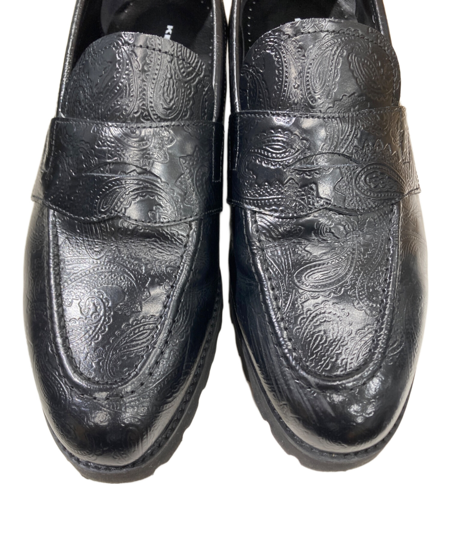 中古・古着通販】kenford (ケンフォード) TANK SOLE LOAFERS / BLACK