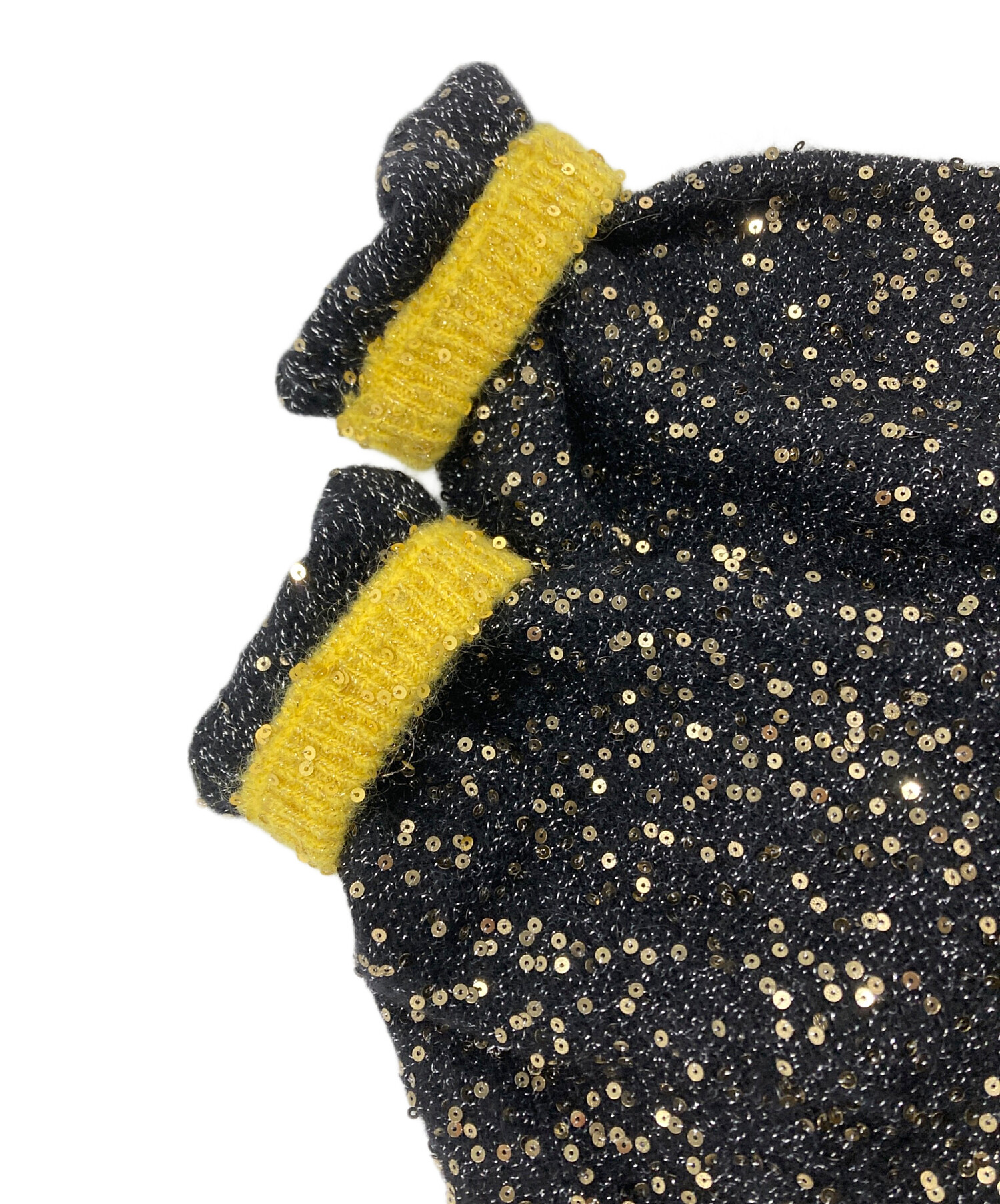 中古・古着通販】LOEWE (ロエベ) スパンコールニット ブラック サイズ