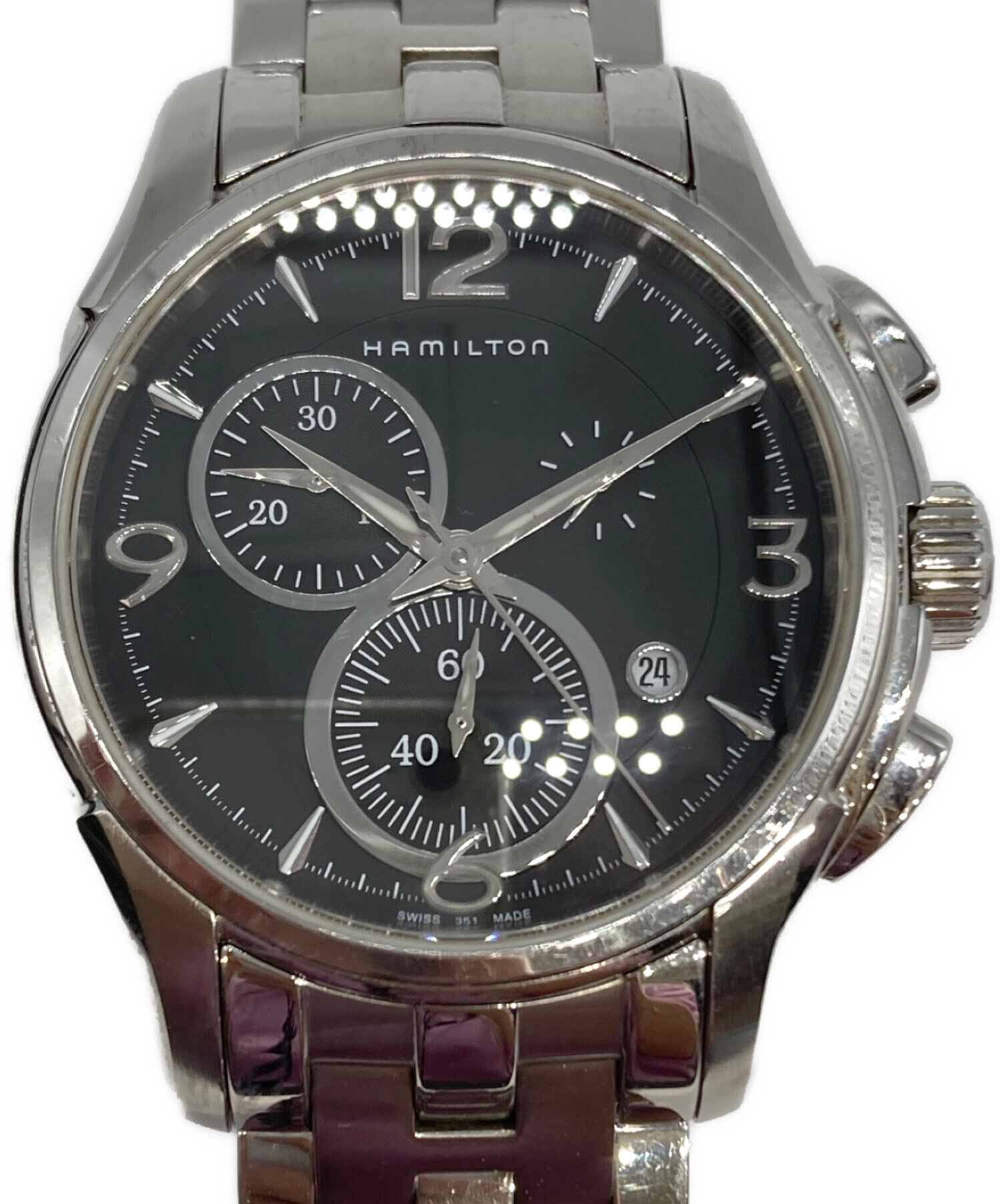 Hamilton クロノグラフ h326120 中古・古着通販】HAMILTON (ハミルトン) クロノグラフ H326120