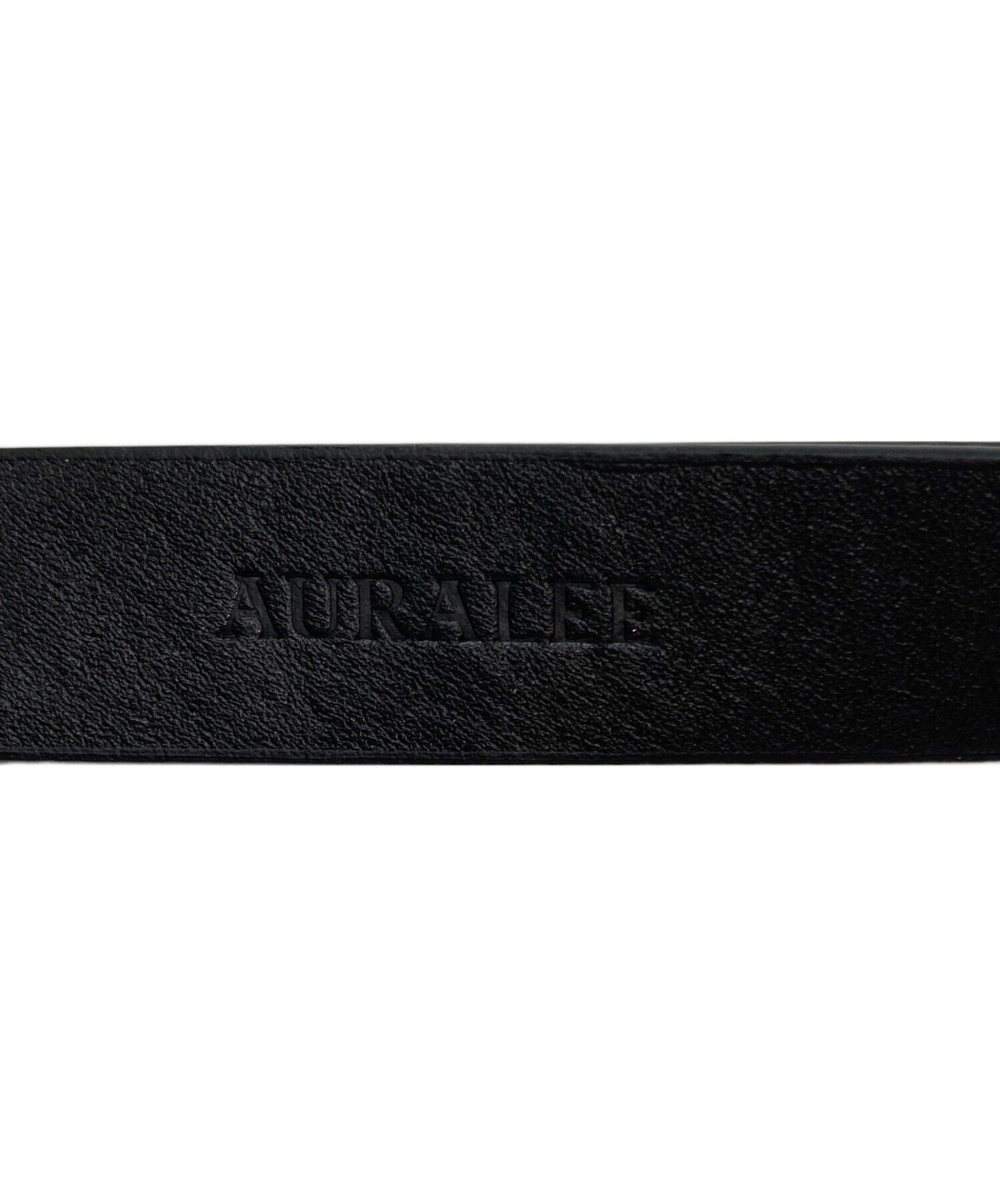 中古・古着通販】AURALEE (オーラリー) SLIDE BUCKLE BELT ブラック