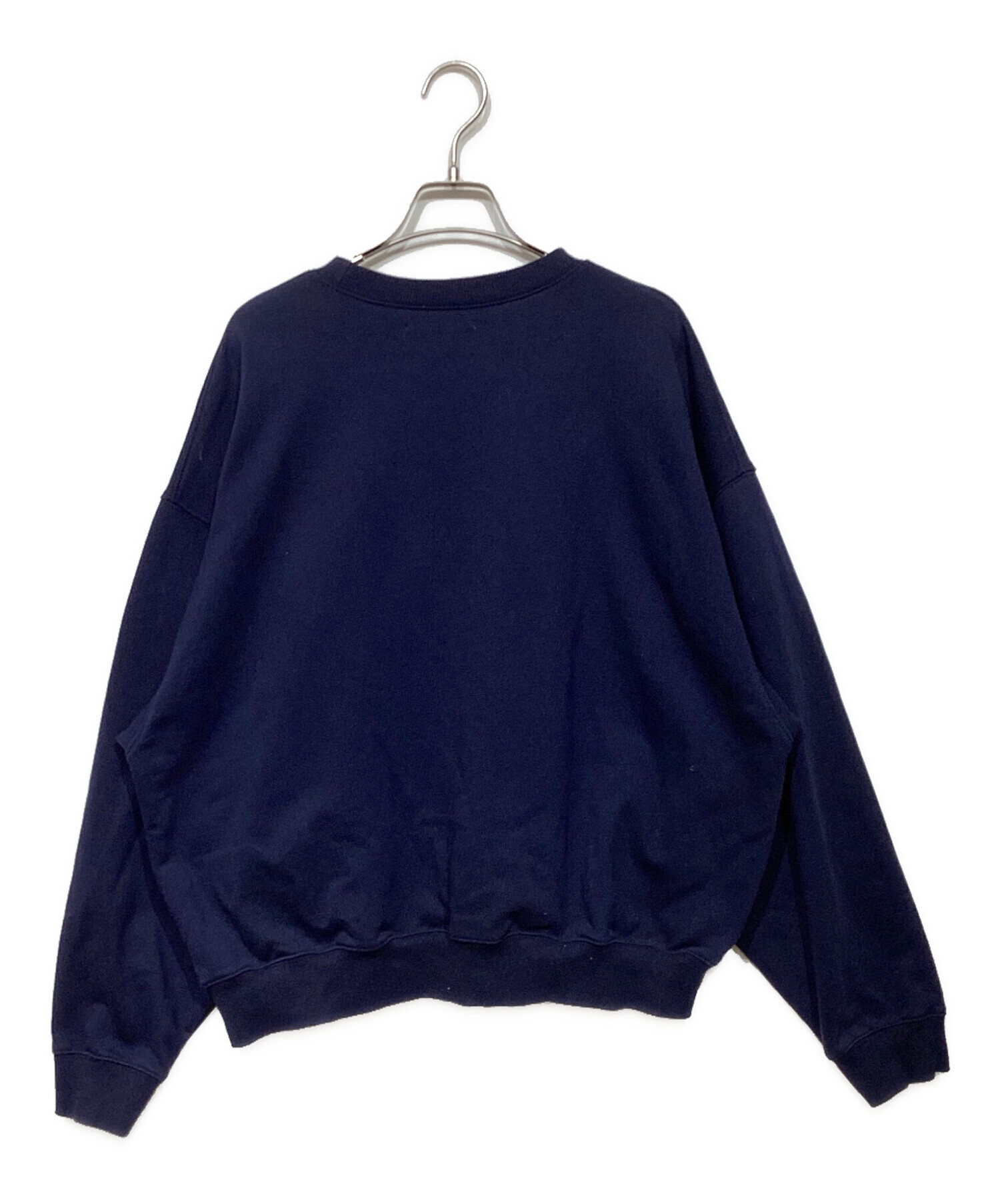 中古・古着通販】POPPY (ポピー) Heart tulle sweatshirt ネイビー