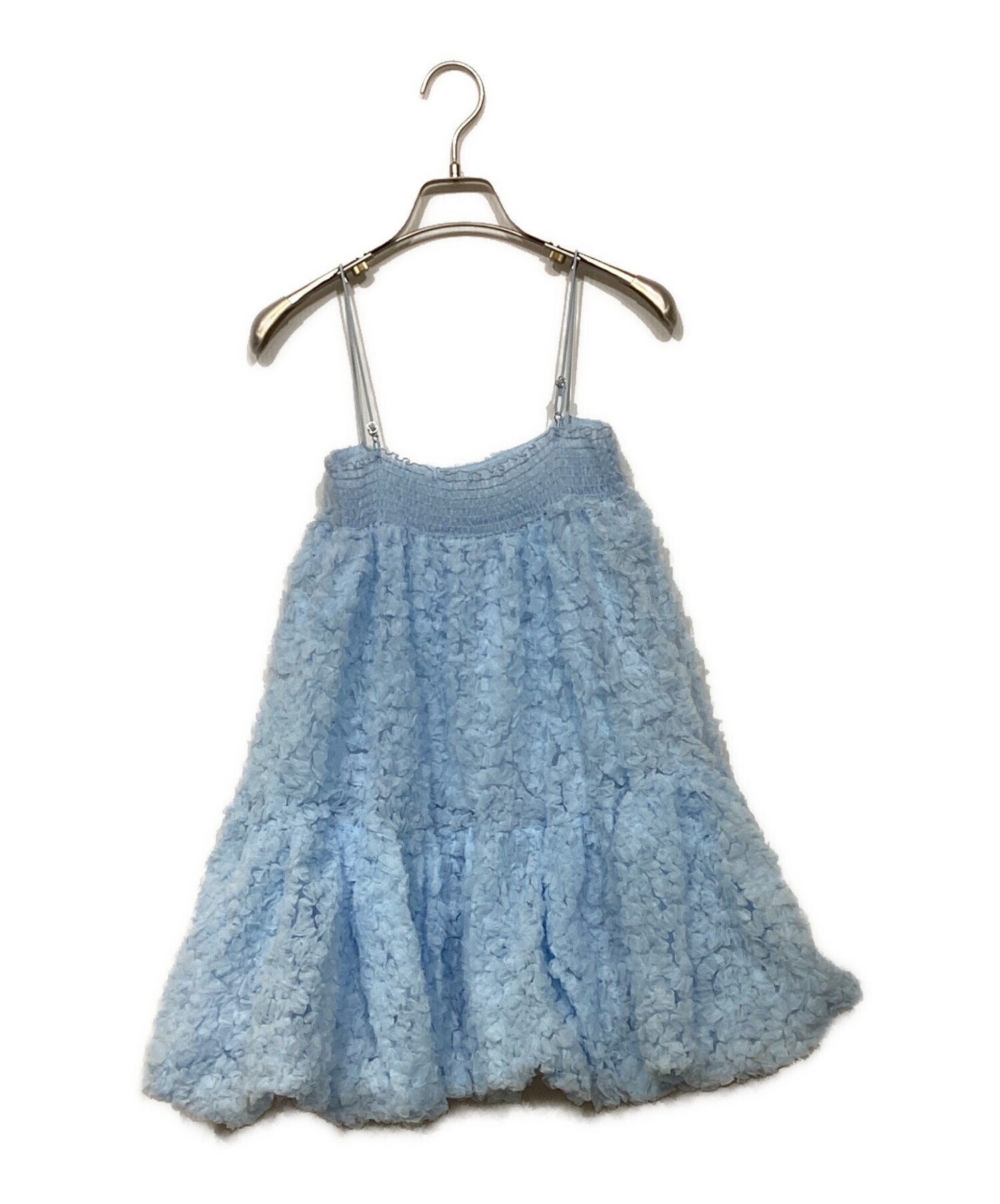 中古・古着通販】POPPY (ポピー) Tulle balloon tunic スカイブルー