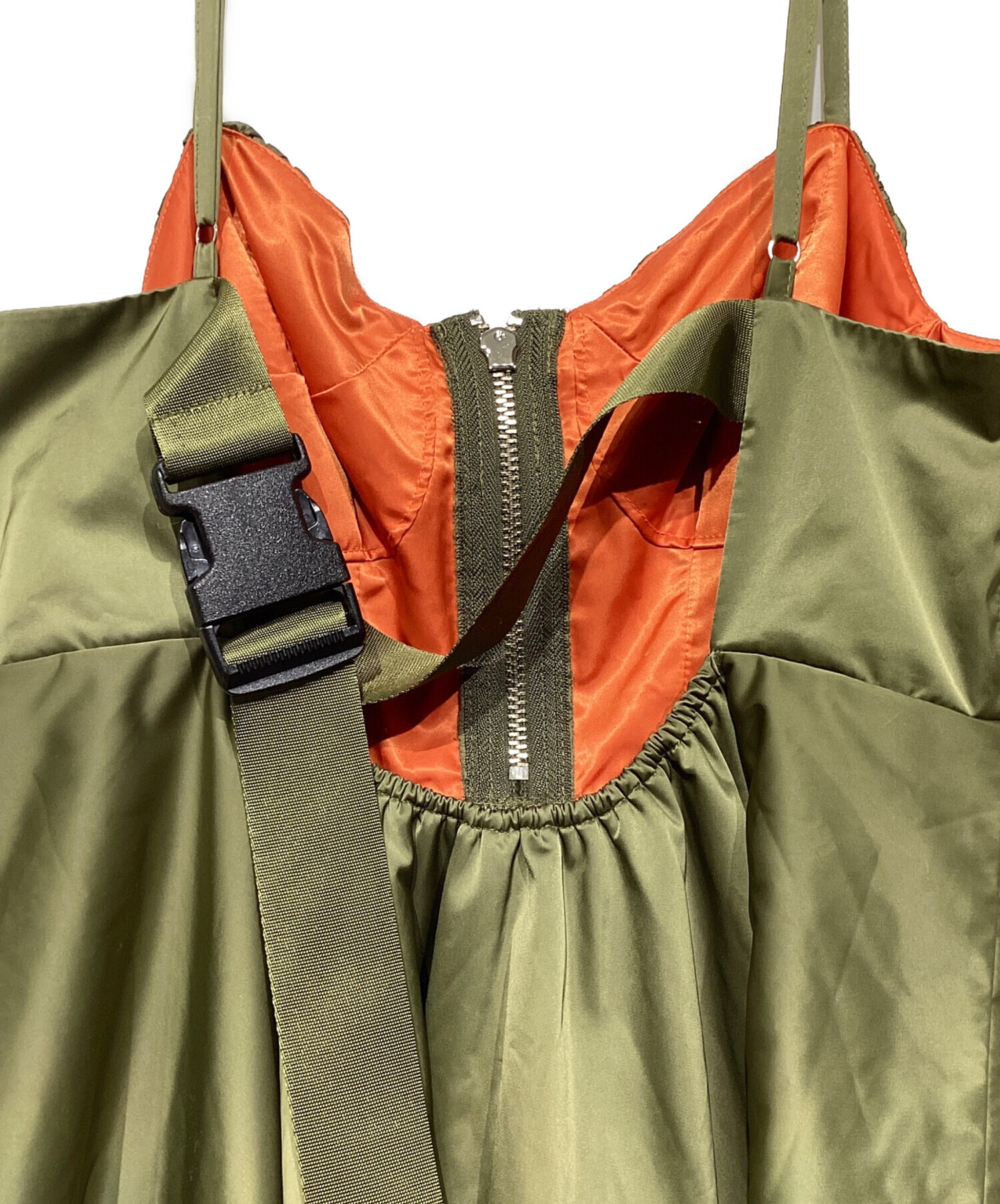 中古・古着通販】POPPY (ポピー) military flare tunic オリーブ