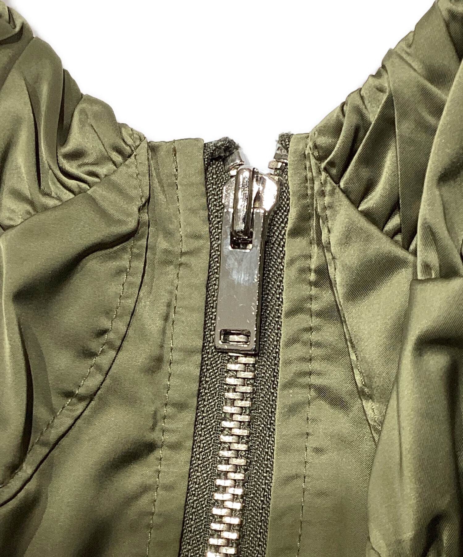 中古・古着通販】POPPY (ポピー) military flare tunic オリーブ