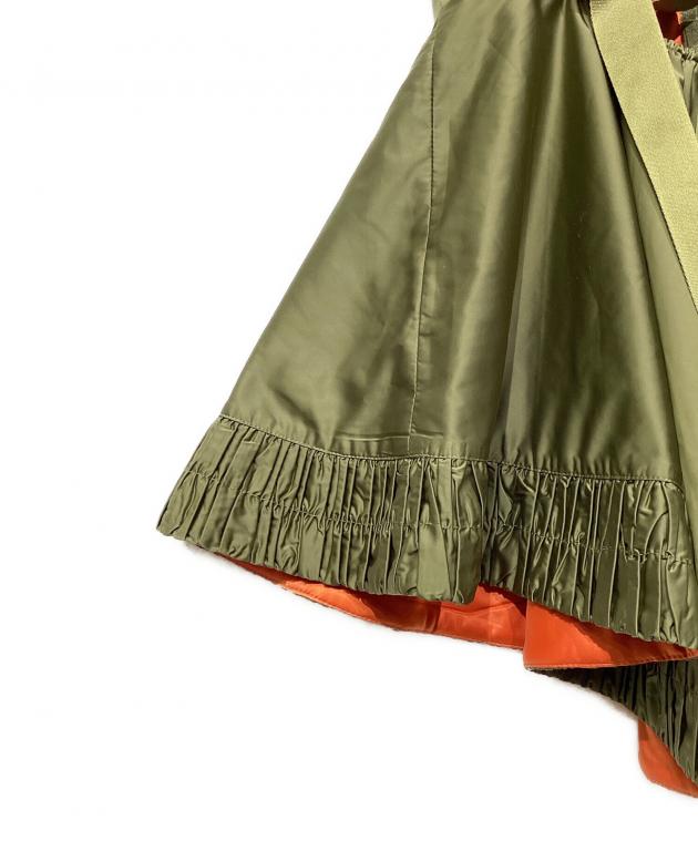 中古・古着通販】POPPY (ポピー) military flare tunic オリーブ