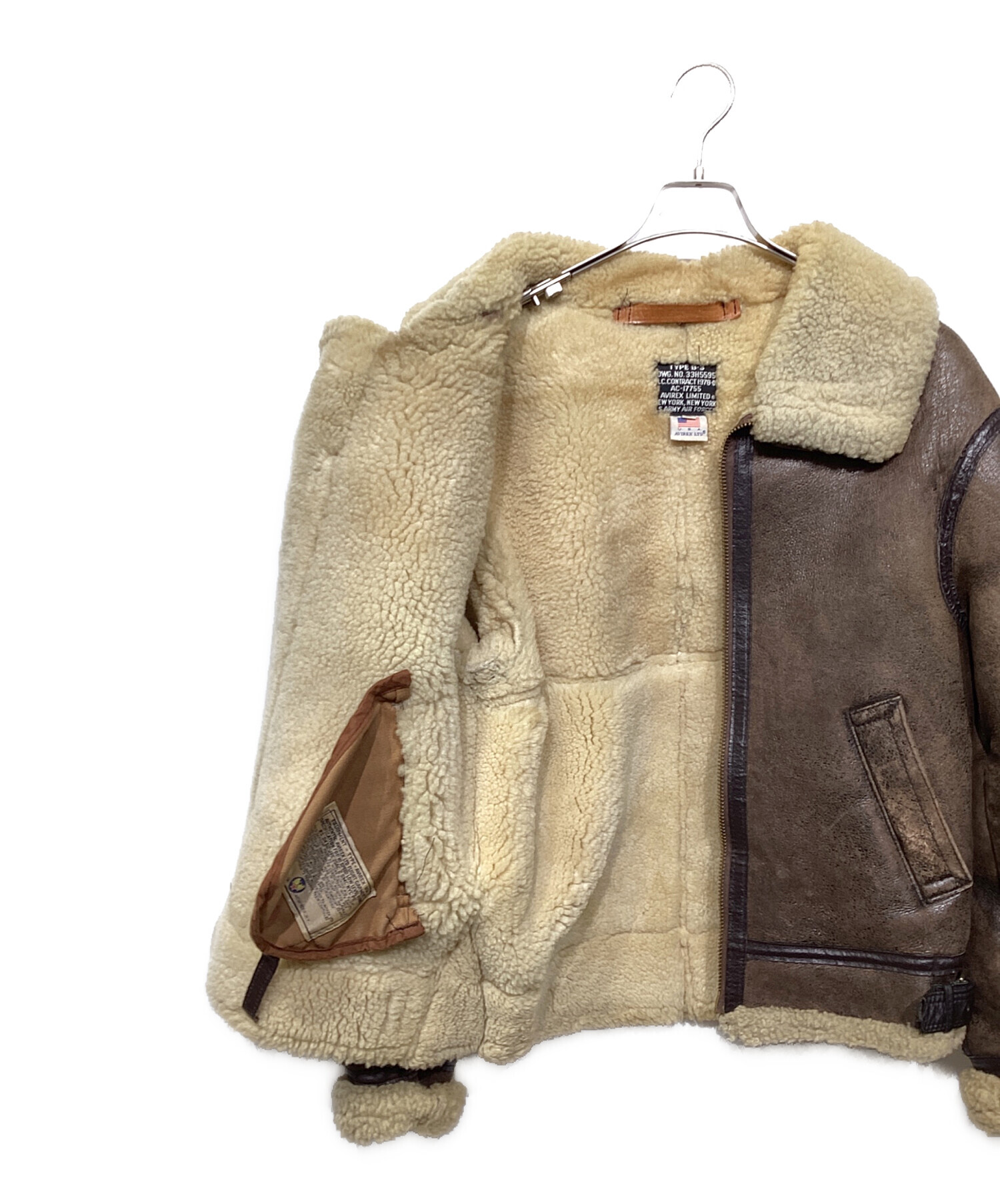 中古・古着通販】AVIREX (アヴィレックス) TYPEB-3 ムートンフライト