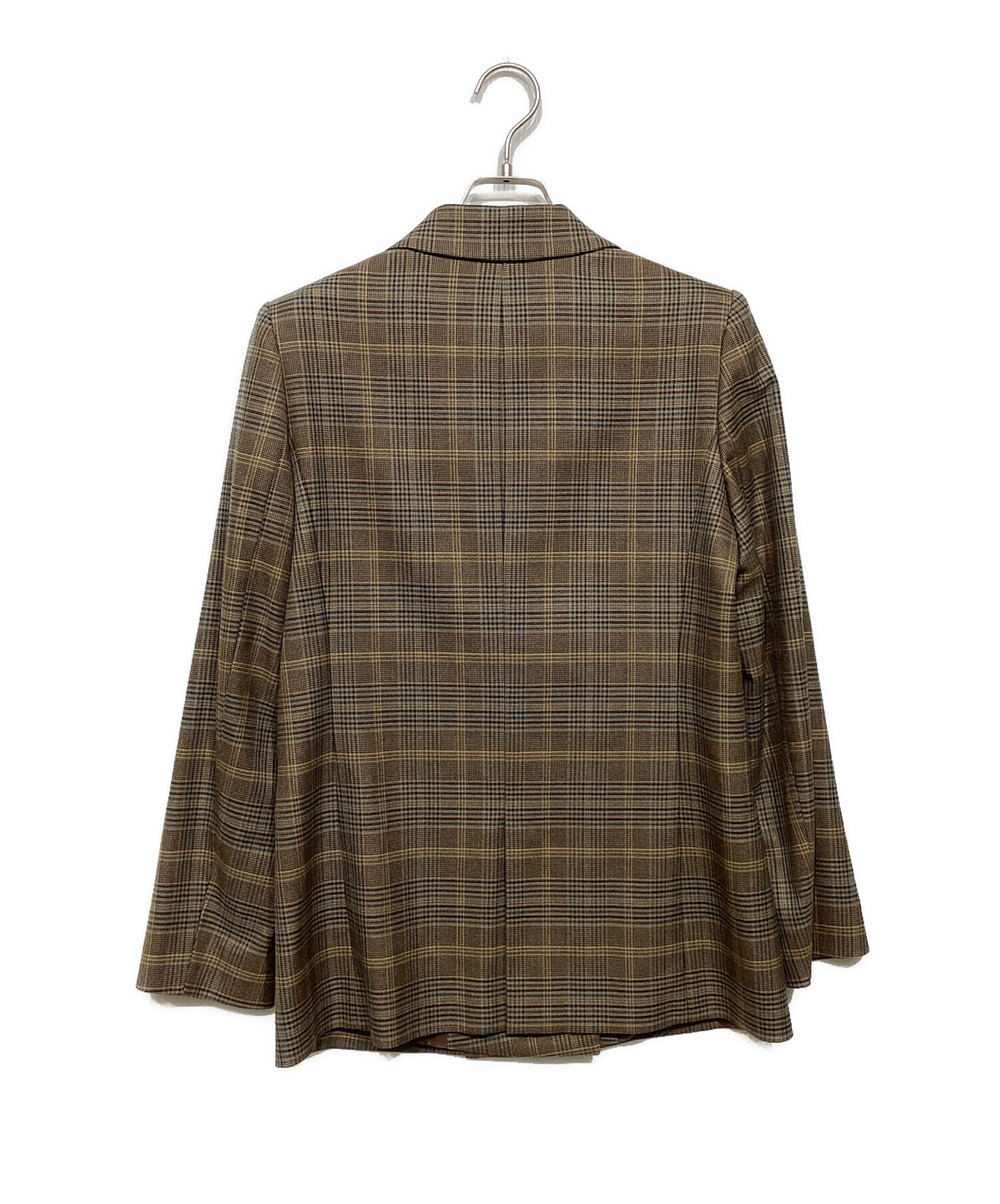 中古・古着通販】ANAYI (アナイ) グレンチェックダブルジャケット