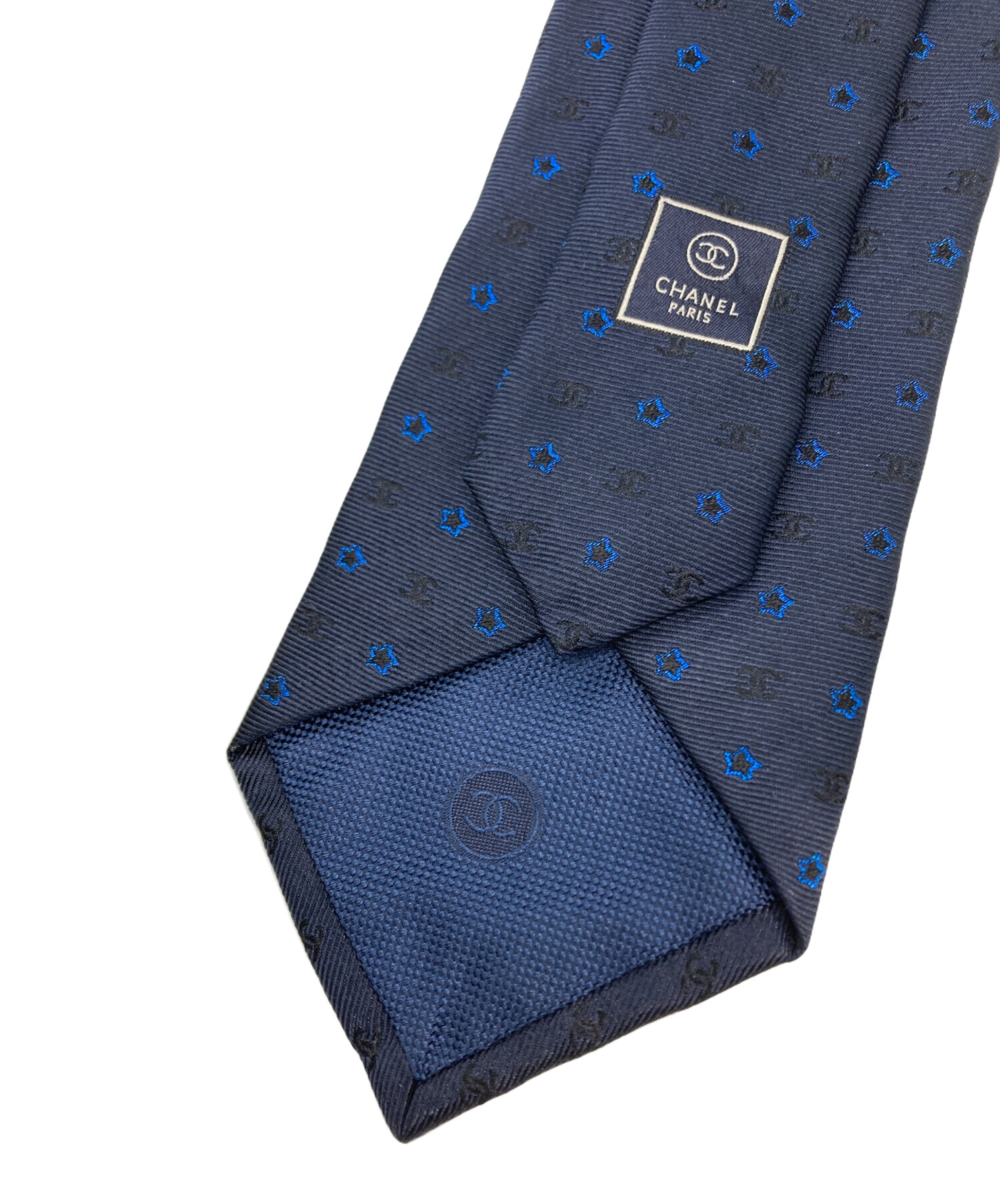 中古・古着通販】CHANEL (シャネル) ココマークネクタイ ネイビー