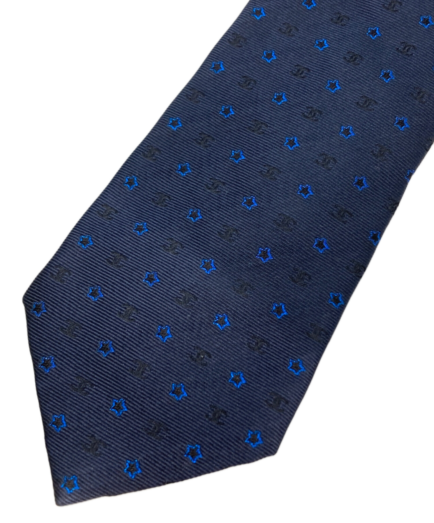 中古・古着通販】CHANEL (シャネル) ココマークネクタイ ネイビー