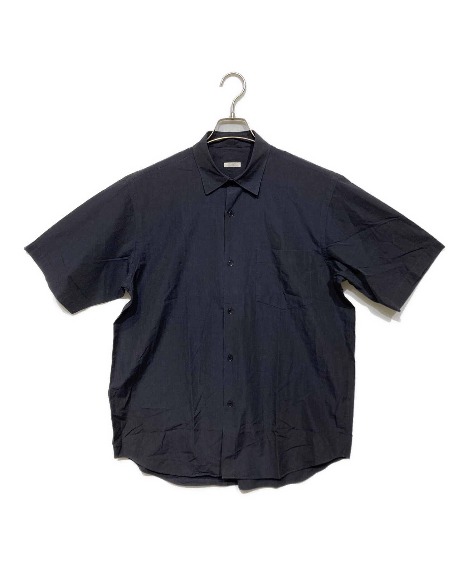 中古・古着通販】COMOLI (コモリ) ショートスリーブシャツ ネイビー