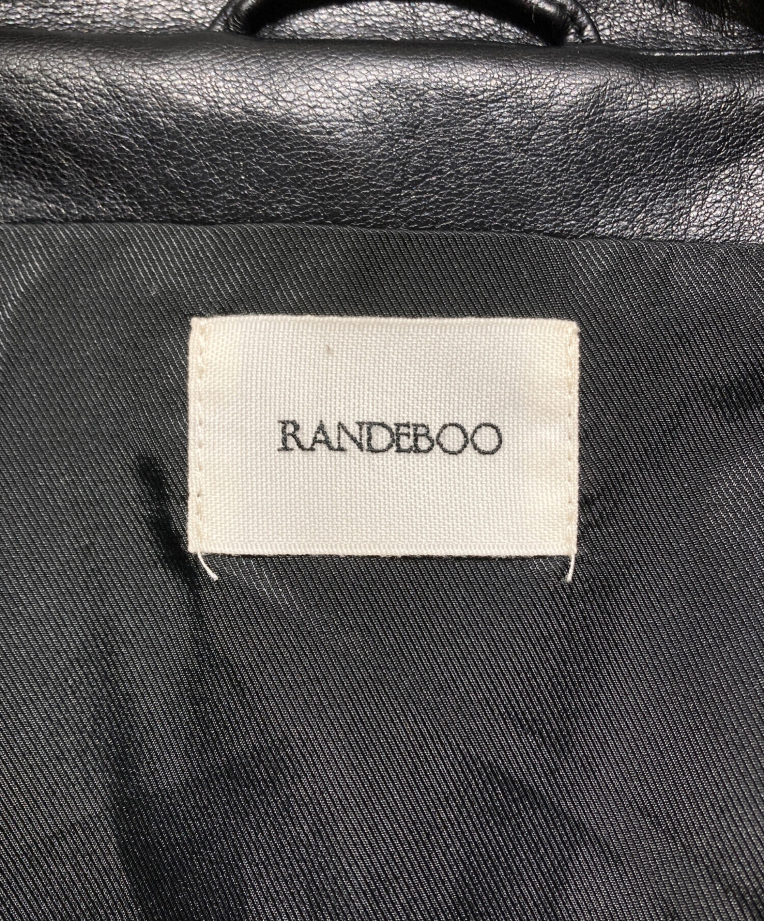 中古・古着通販】RANDEBOO (ランデブー) Vegan leather jacket