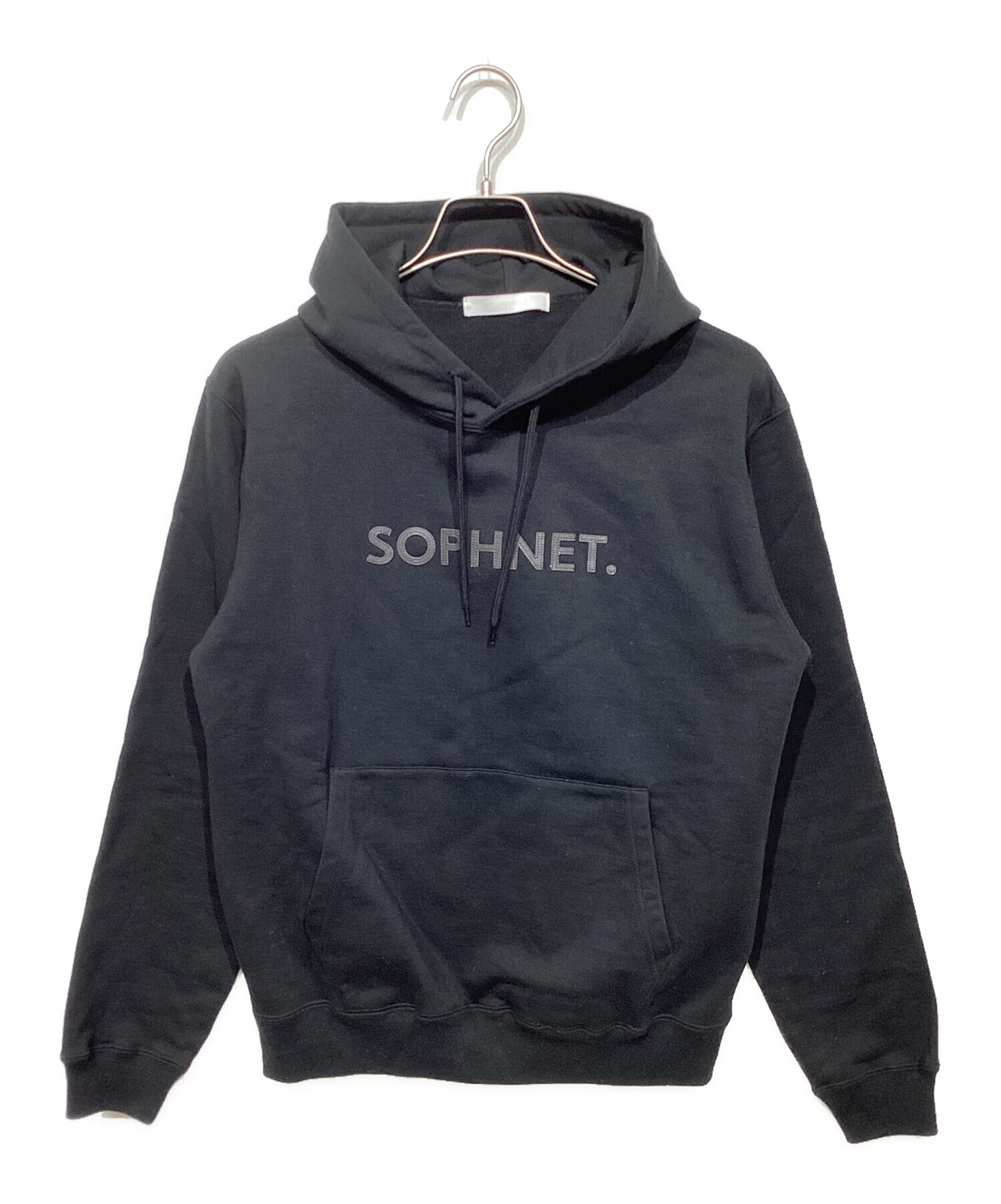 Daaa出品 中古・古着通販】SOPHNET. (ソフネット) LOGO PATCH HOODIE ブラック