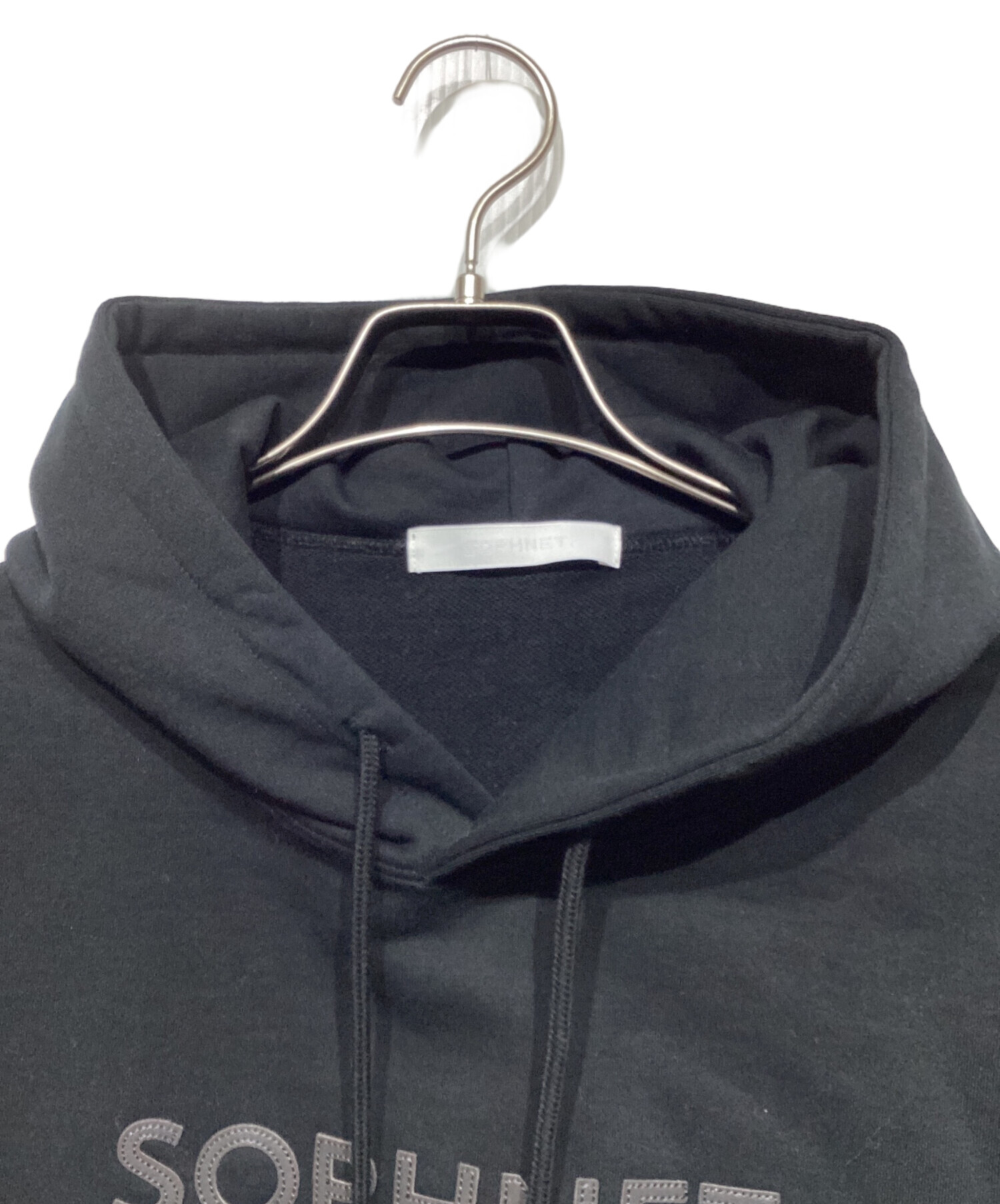 中古・古着通販】SOPHNET. (ソフネット) LOGO PATCH HOODIE ブラック