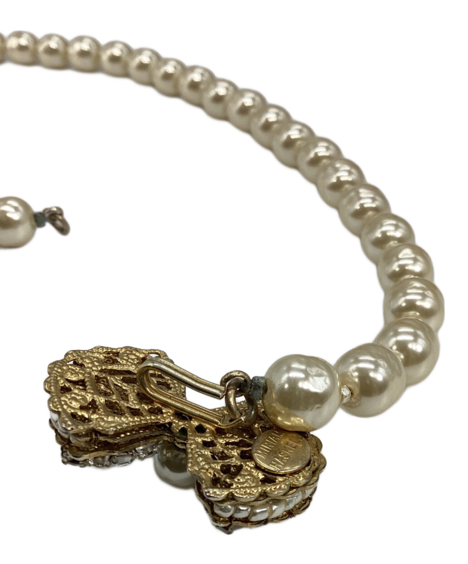 中古・古着通販】MIRIAM HASKELL (ミリアムハスケル) パールリボン