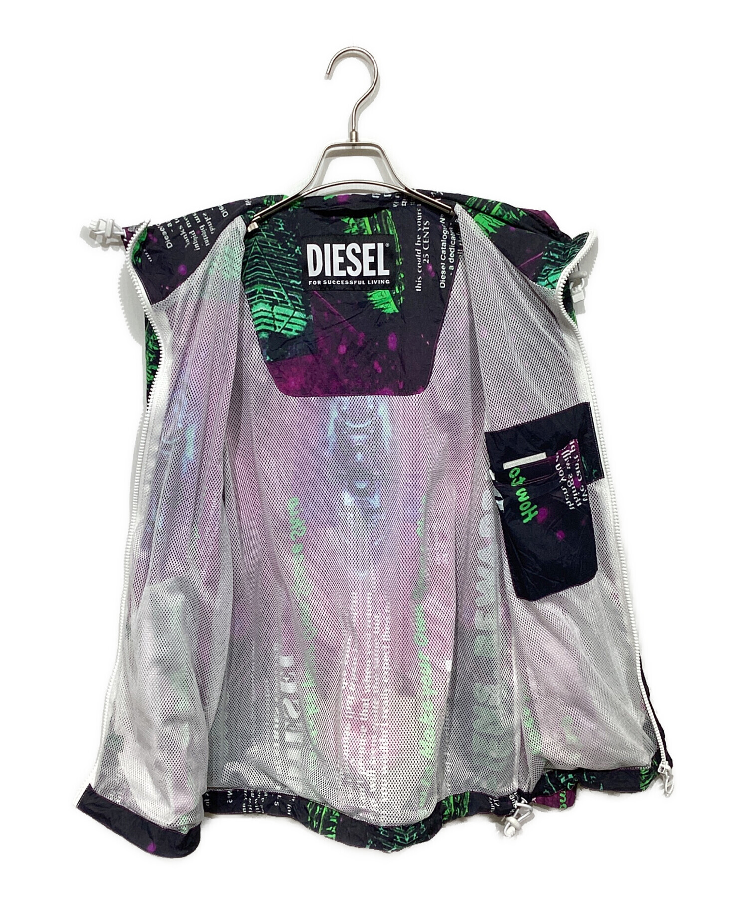 中古・古着通販】DIESEL (ディーゼル) ナイロンジャケット パープル