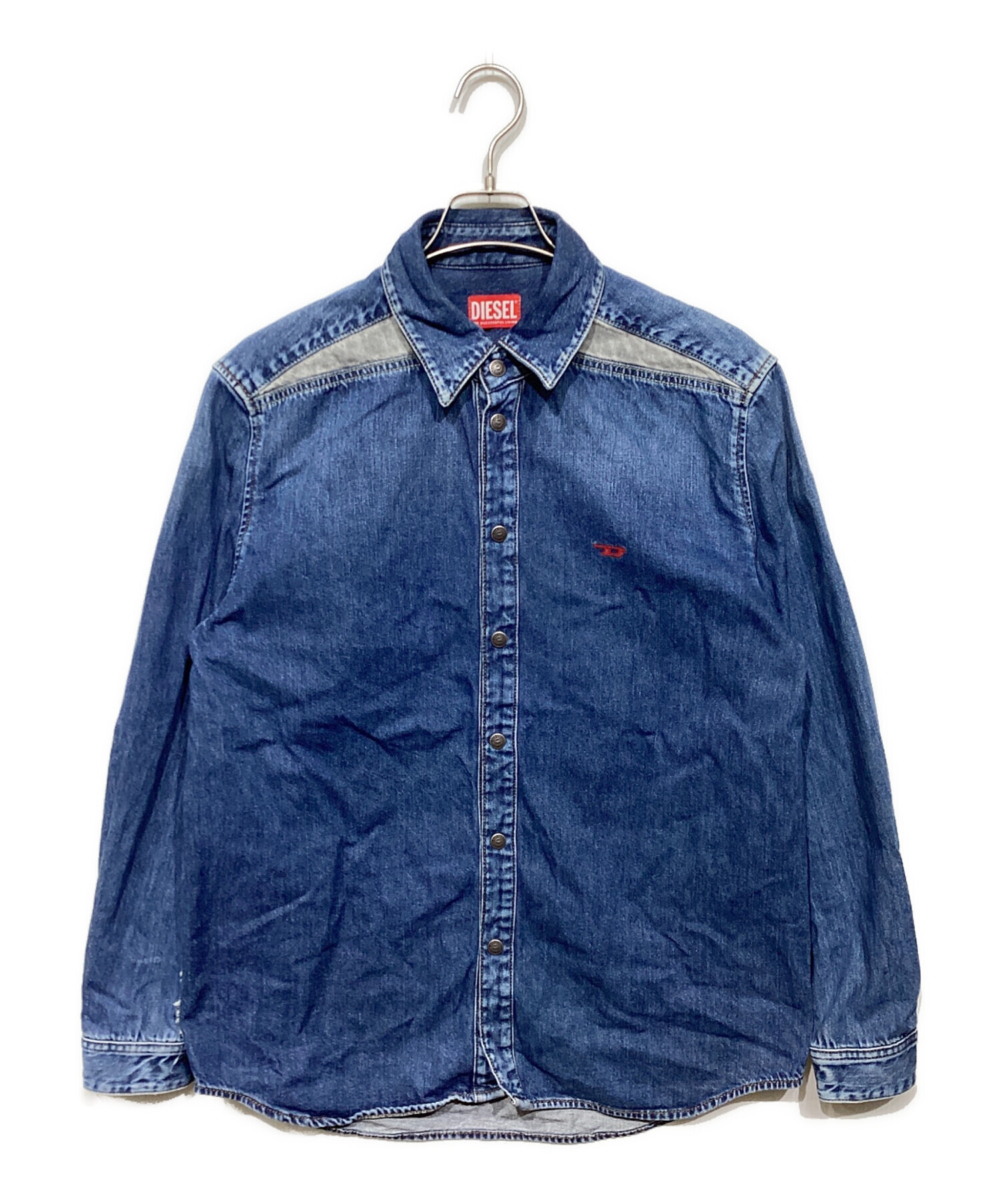 中古・古着通販】DIESEL (ディーゼル) デニムシャツ インディゴ サイズ