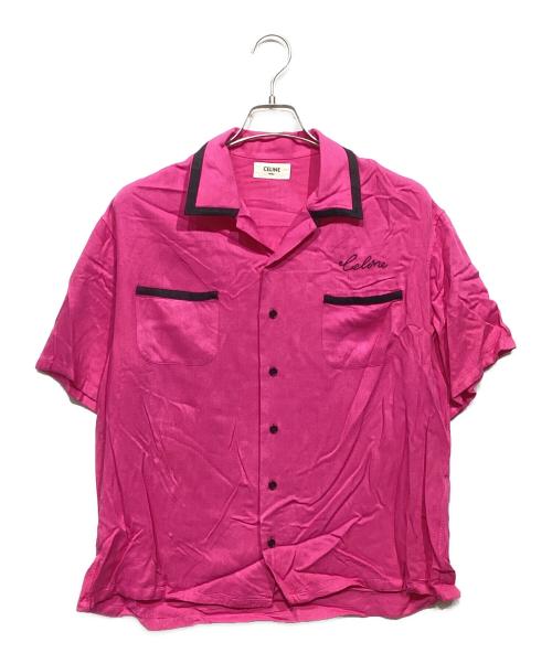 中古・古着通販】CELINE (セリーヌ) ボーリングシャツ ピンク サイズ