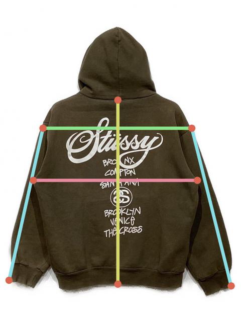 中古・古着通販】stussy (ステューシー) 90s WORLD TOURプルオーバー