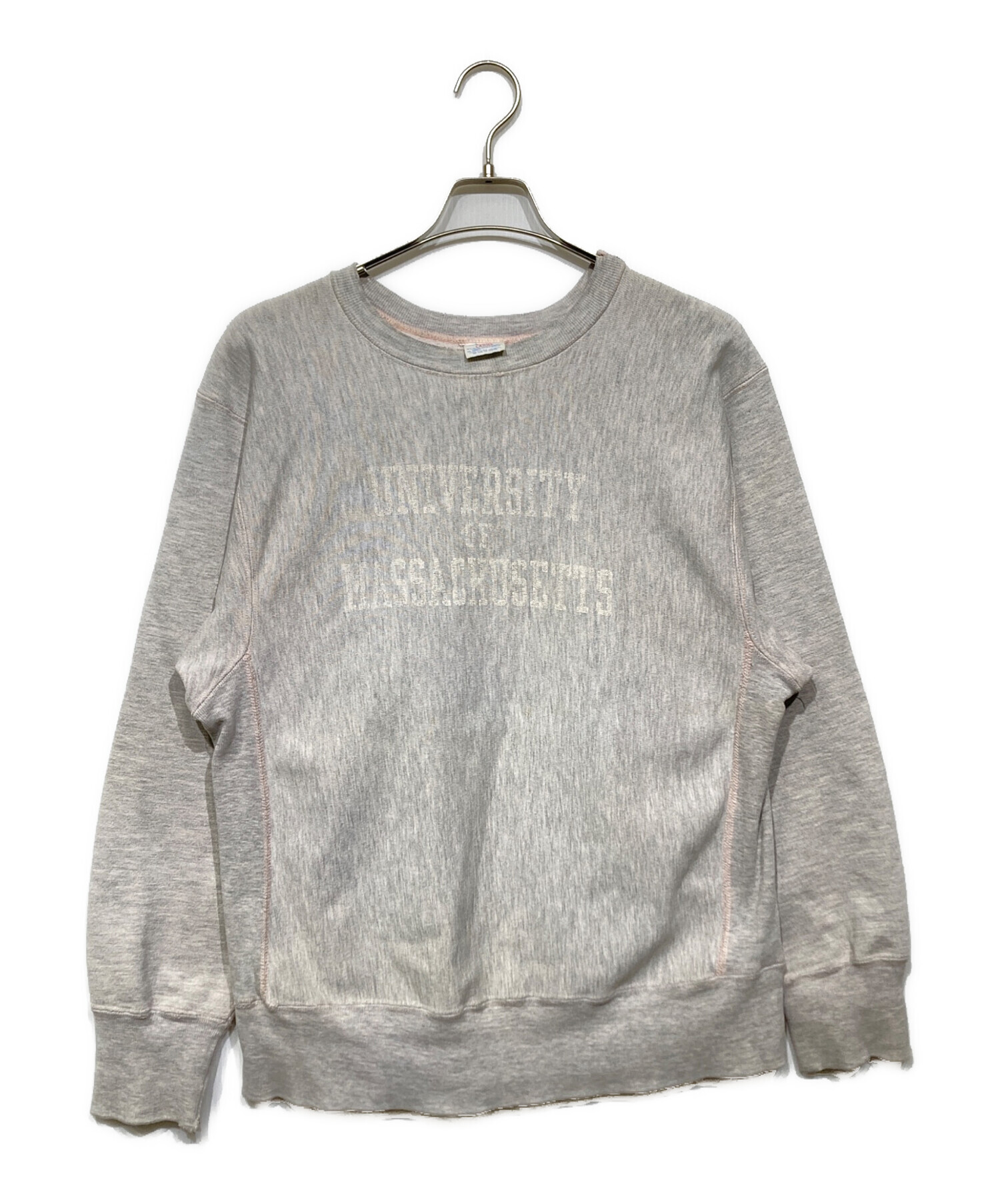 80s champion 霜降りグレー 三段プリント Tee L DM1323 CHAMPION ATHLETIC TEE 80S 「霜降りグレー、染み込み3段、USC、XL