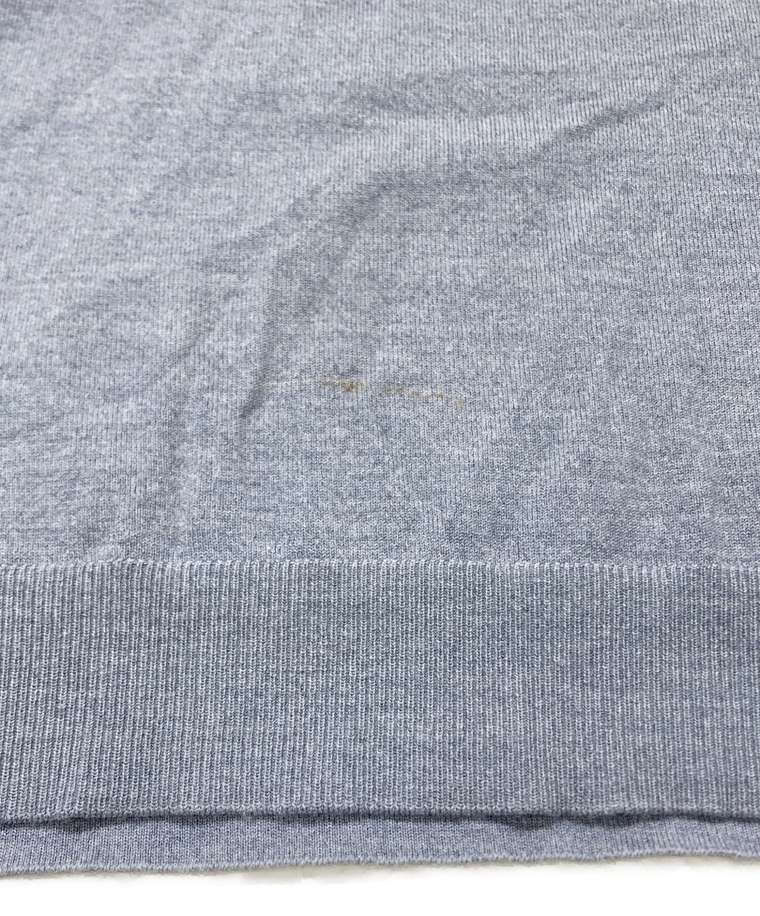 中古・古着通販】gajess (ガジェス) Kanon Logo Polo Knit グレー