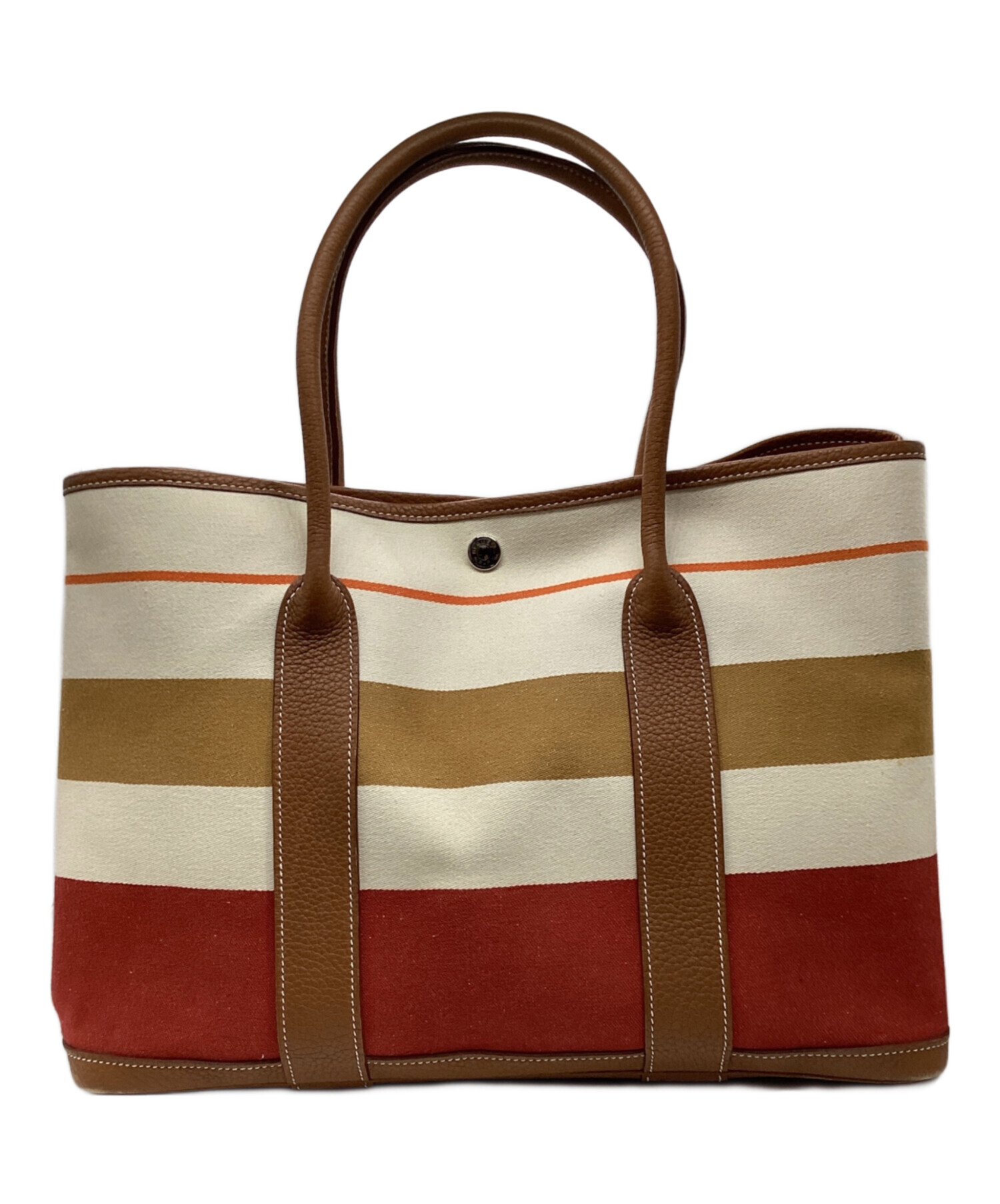 中古・古着通販】HERMES (エルメス) ガーデンパーティPM/トートバッグ 