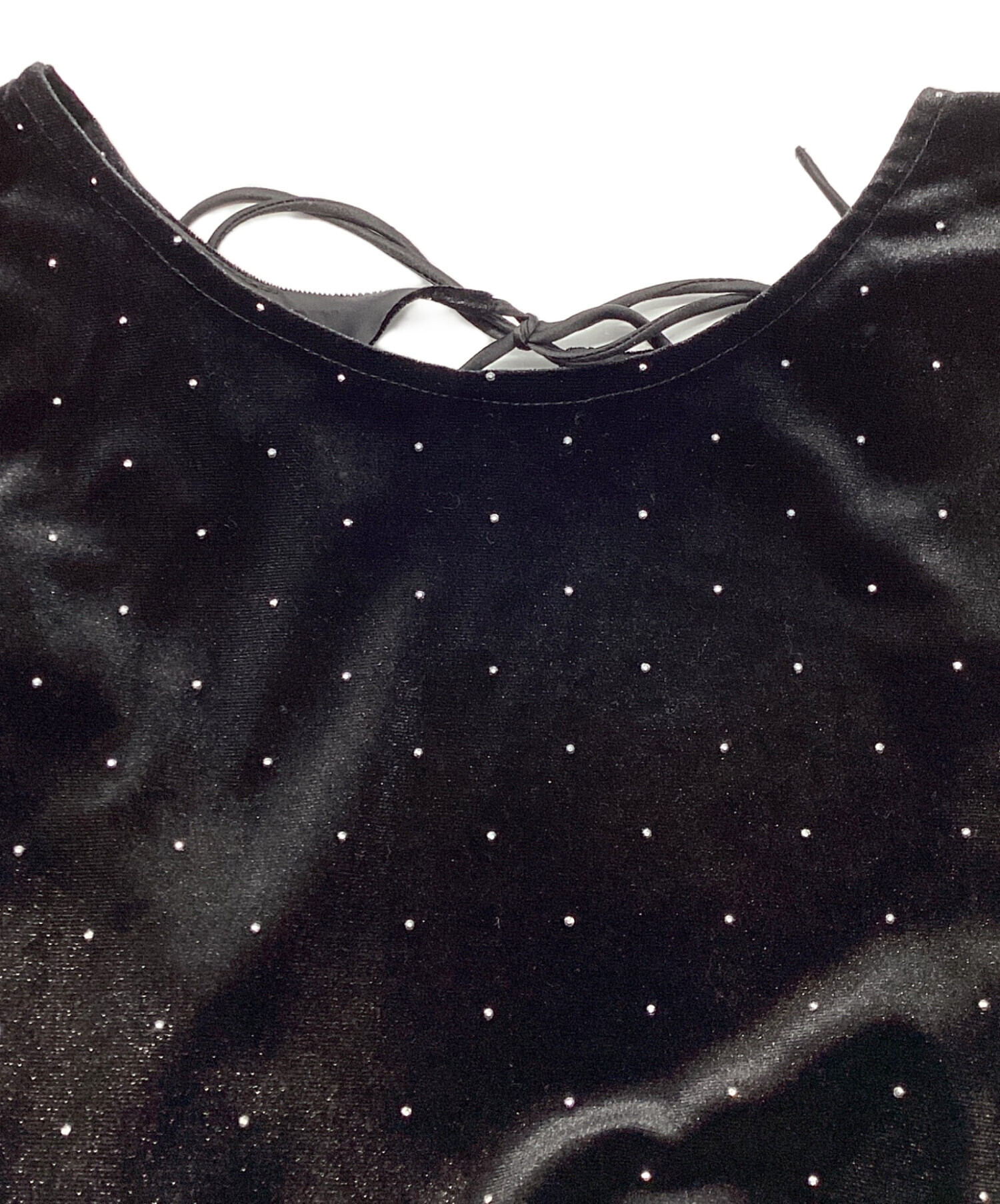 中古・古着通販】KASTANE (カスタネ) ベロアスタッズワンピース