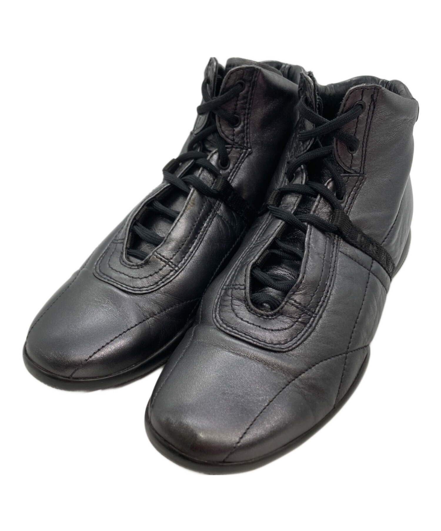 サ*ャ様 PRADA（プラダ） CALZATURE DONNA（レディースシュー 中古・古着通販】PRADA (プラダ) CALZATURE DONNA 3T 3218 シルバー