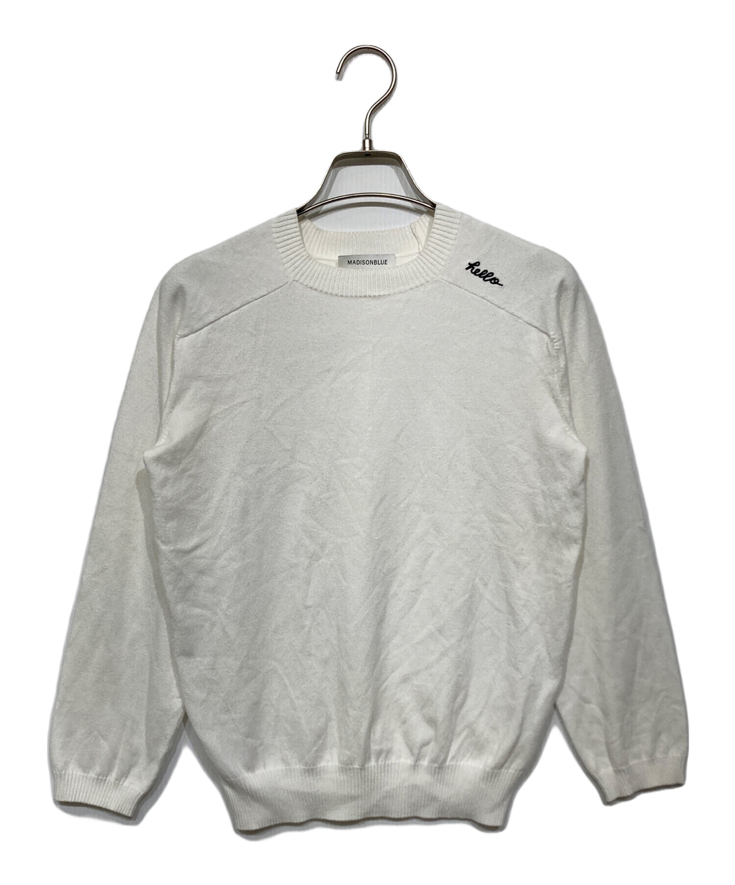中古・古着通販】MADISON BLUE (マディソンブルー) HELLO CREW NECK PO