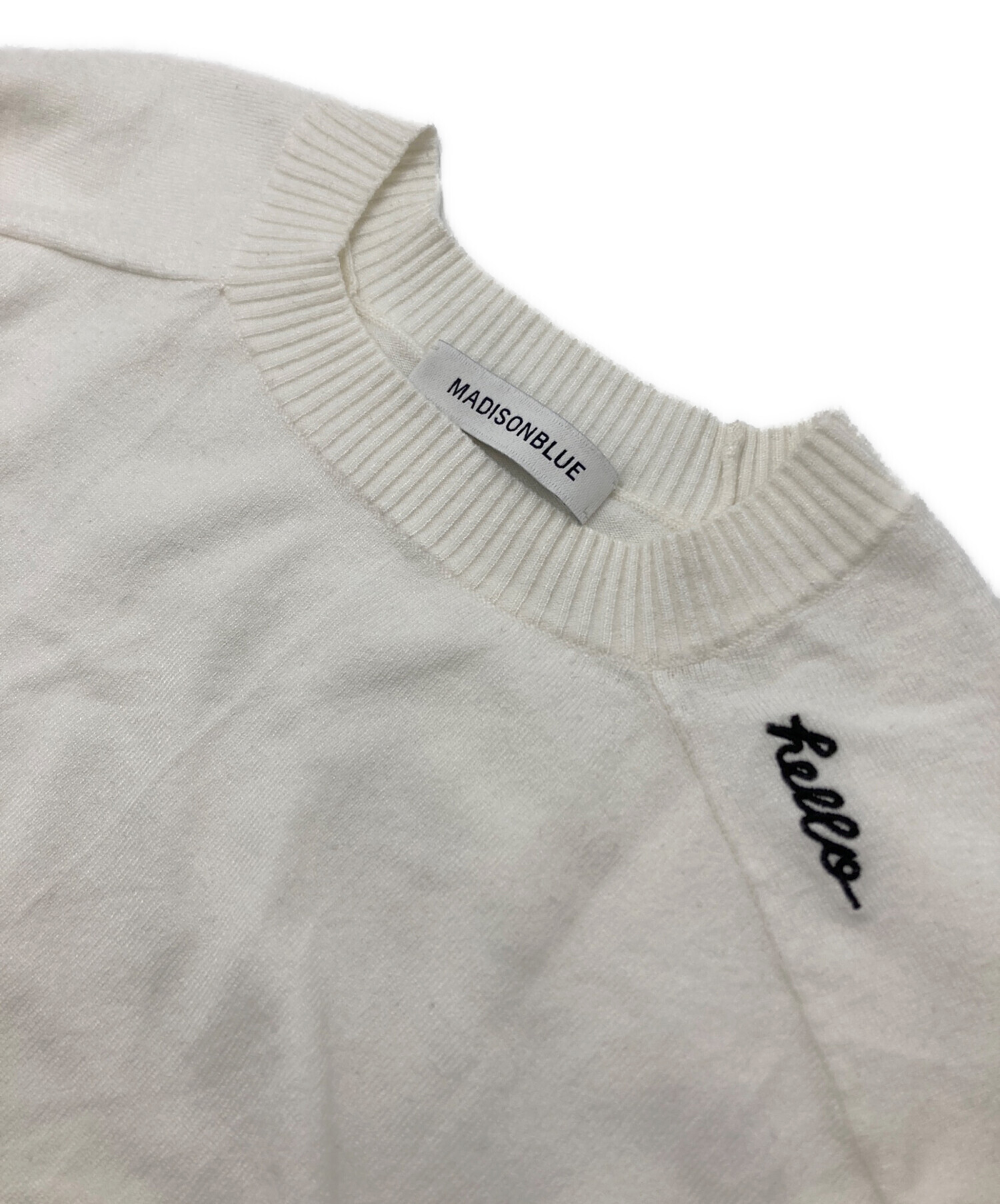 中古・古着通販】MADISON BLUE (マディソンブルー) HELLO CREW NECK PO