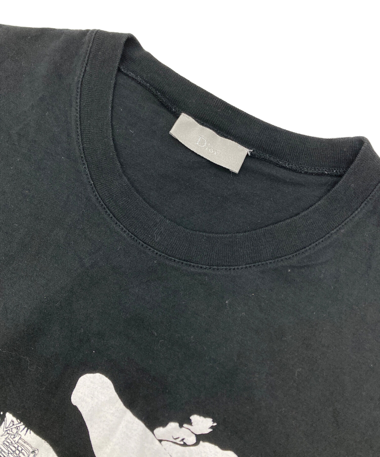 Dior Hommeディオールオム　エディスリマン期 白黒モノトーンTシャツレア Dior Hommeディオールオムエディスリマン期 白黒モノトーンTシャツレア