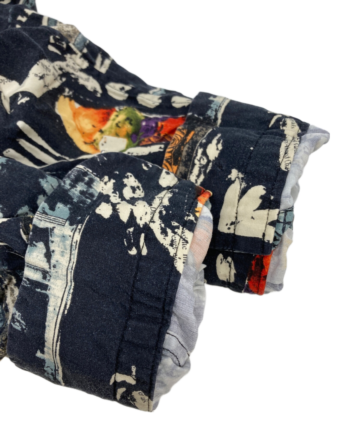 中古・古着通販】ISSEY MIYAKE (イッセイミヤケ) 総柄レーヨンシャツ