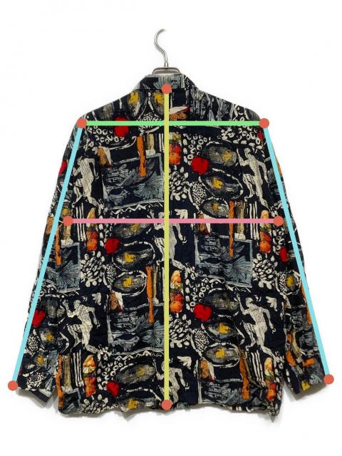 中古・古着通販】ISSEY MIYAKE (イッセイミヤケ) 総柄レーヨンシャツ