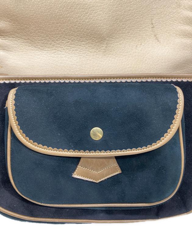 中古・古着通販】LOEWE (ロエベ) Giralda ショルダーバッグ ブラック 