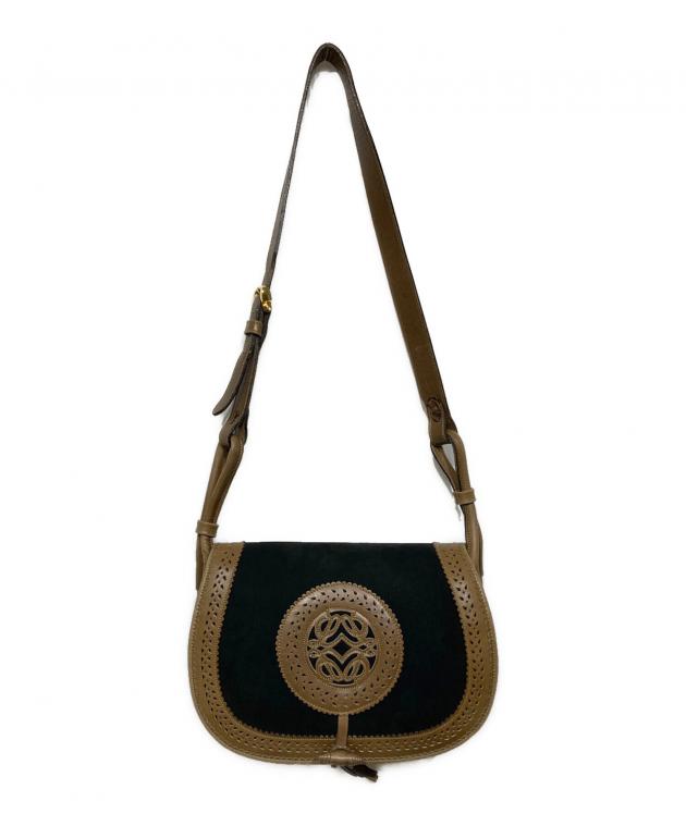 中古・古着通販】LOEWE (ロエベ) Giralda ショルダーバッグ ブラック 