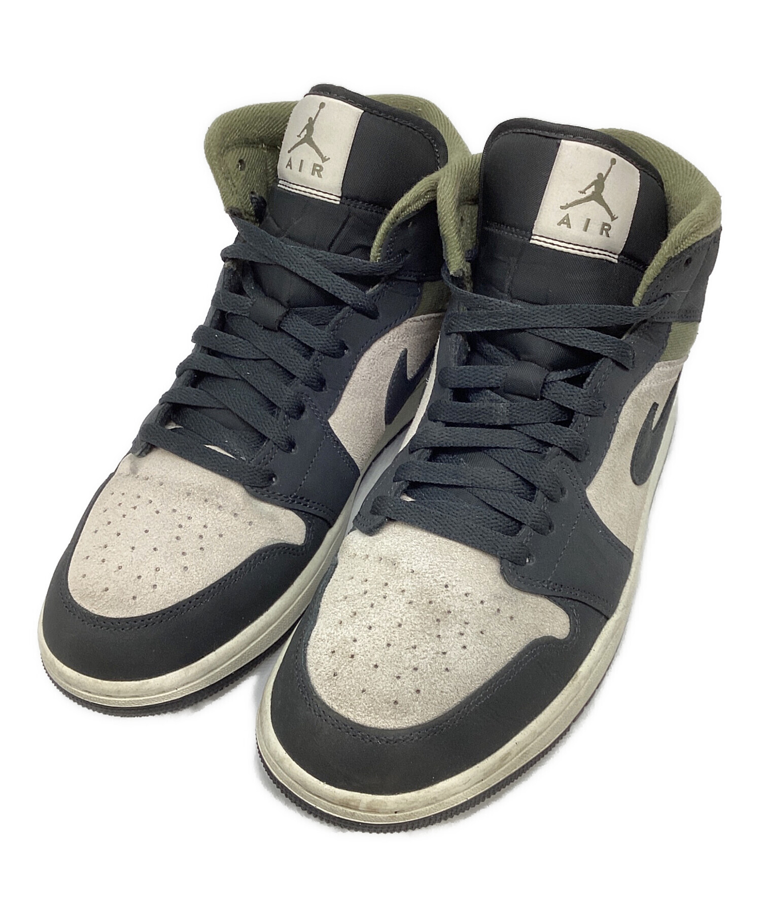 中古・古着通販】NIKE (ナイキ) AIR JORDAN 1 MID SE ブラック 
