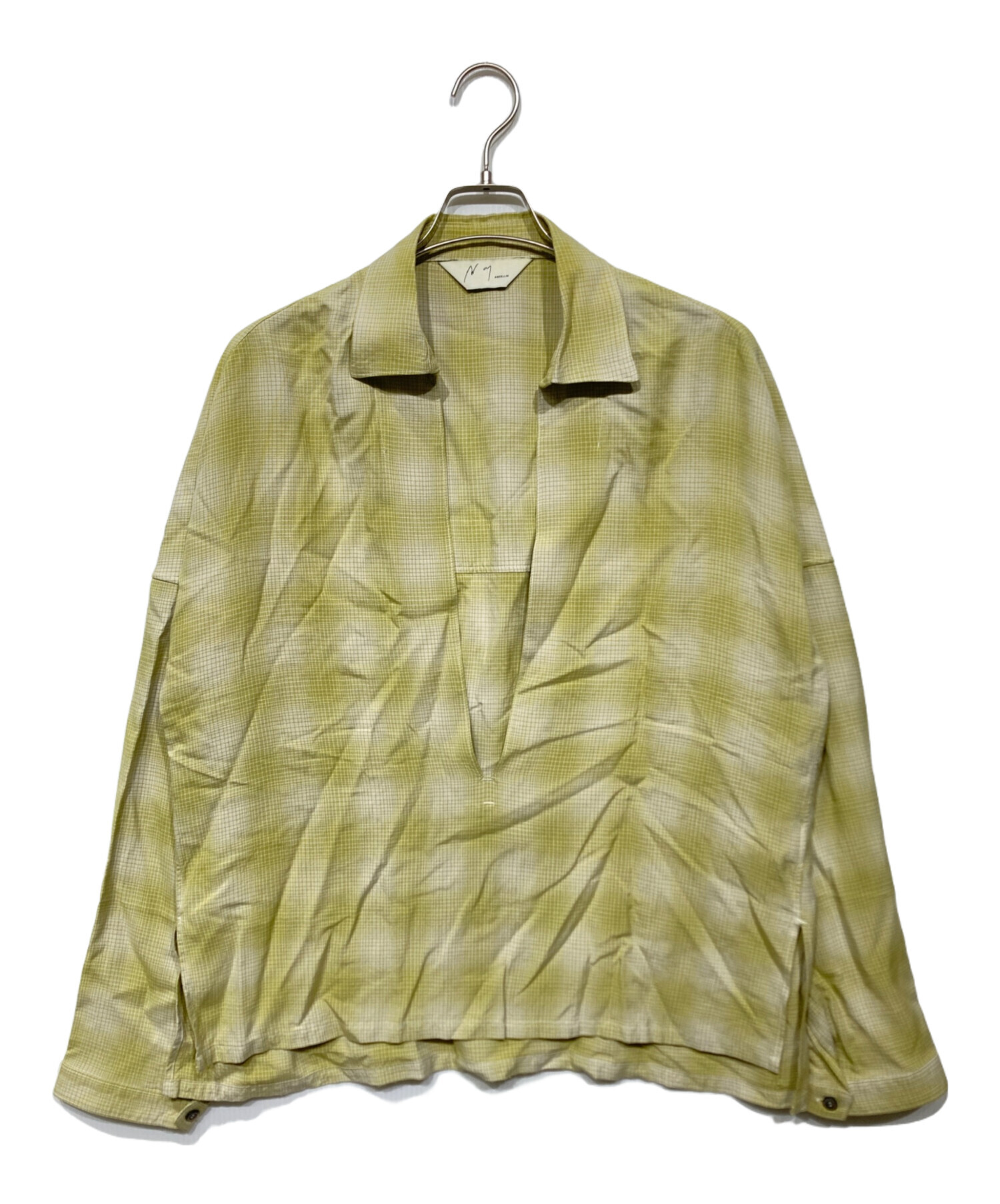 中古・古着通販】ANCELLM (アンセルム) ANCELLM OMBRE CHECK PULLOVER