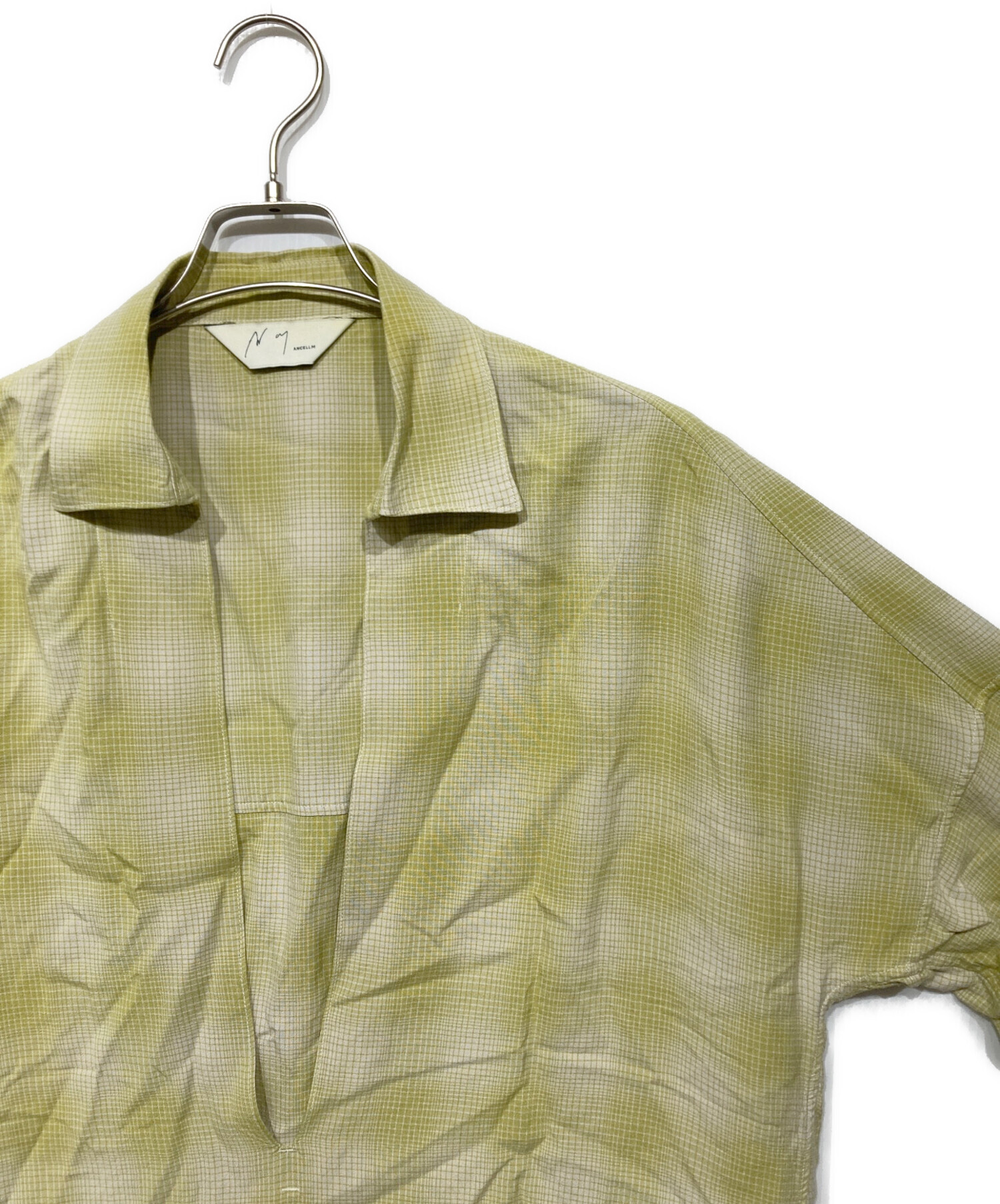 中古・古着通販】ANCELLM (アンセルム) ANCELLM OMBRE CHECK PULLOVER