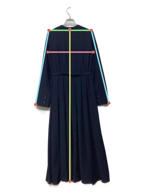 中古・古着通販】anuans (アニュアンス) ダブルサテンノーカラータック