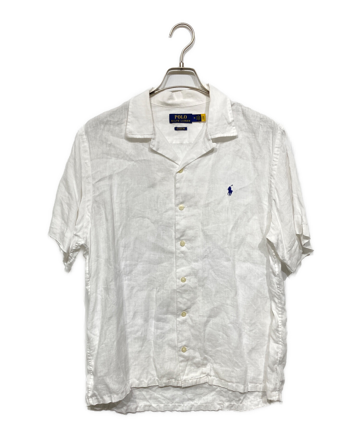 POLO Ralph Lauren 現行タグ リネン オープンカラーシャツ 中古・古着通販】POLO RALPH LAUREN (ポロ・ラルフローレン) リネン